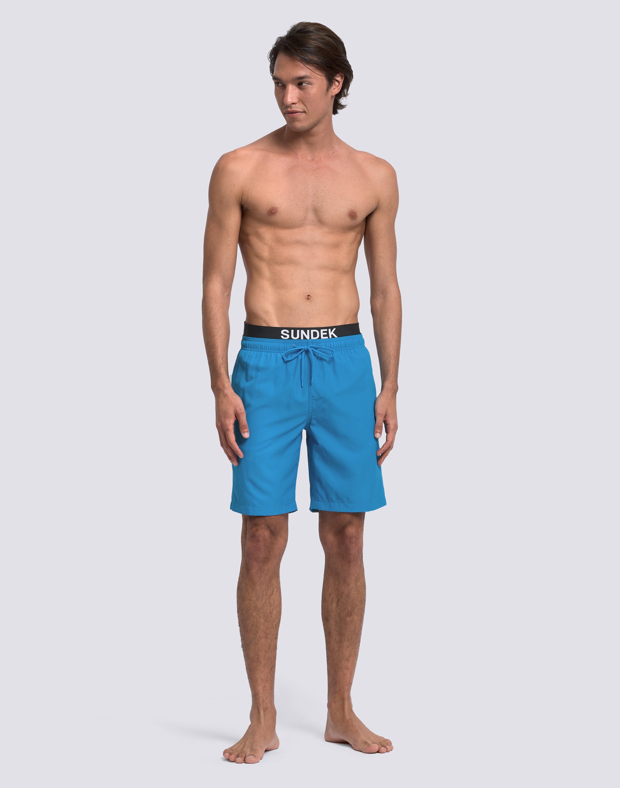 sundek-costume-mare-uomo-lungo-vita-elasticata-elastico-logo-m729bdrt300 image 3