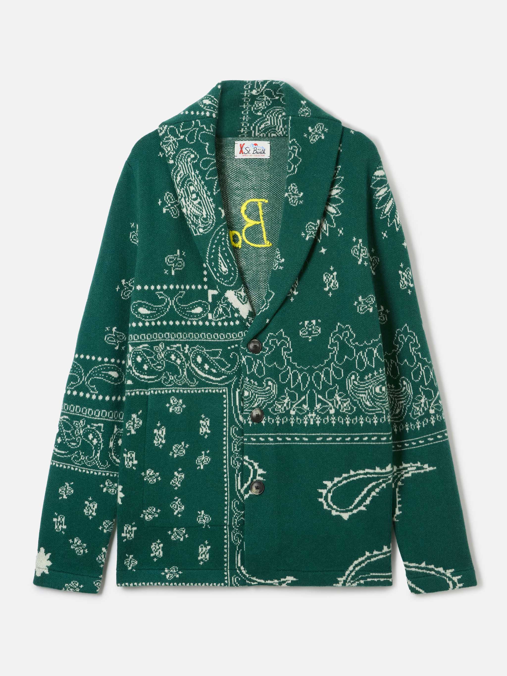 mc2-saint-barth-giacca-max-in-maglia-jacquard-bandana-con-ricamo-misto-cashmere- image 5