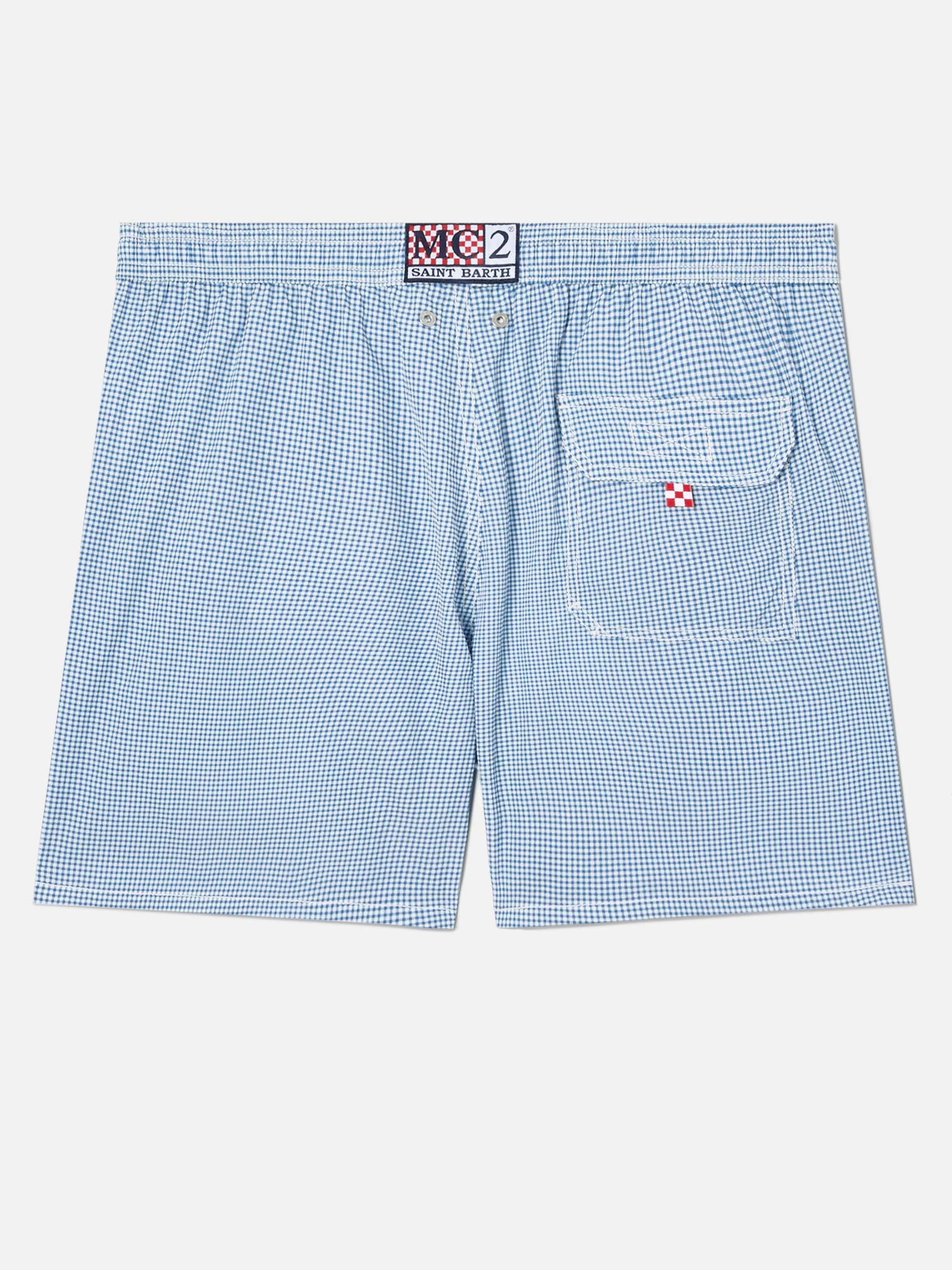 mc2-saint-barth-costume-mare-patmos-seersucker-vichy-blu-e-bianco-uomo image 3