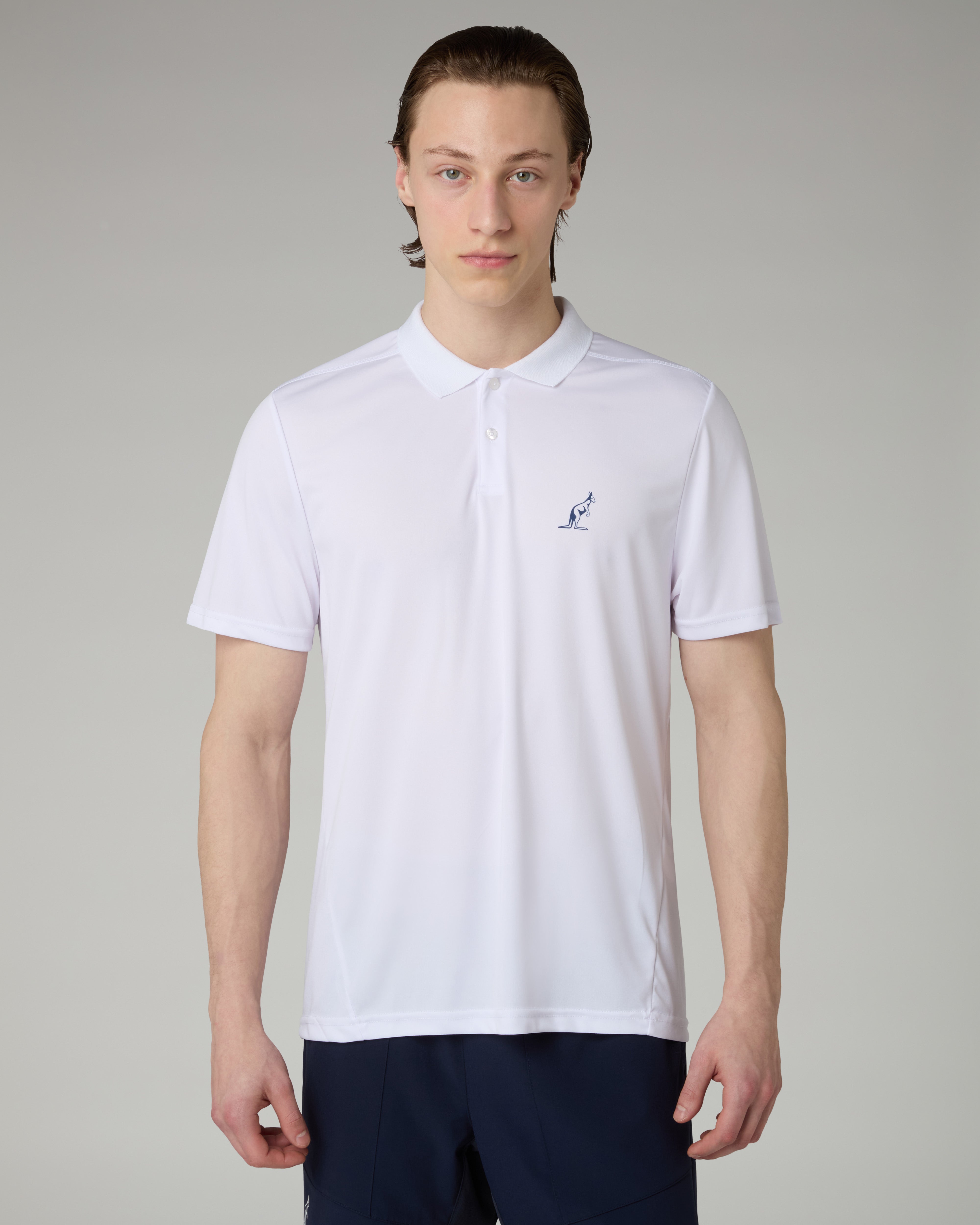 australian-court-polo-shirt-bianca-in-tessuto-ace-tecnico image 1