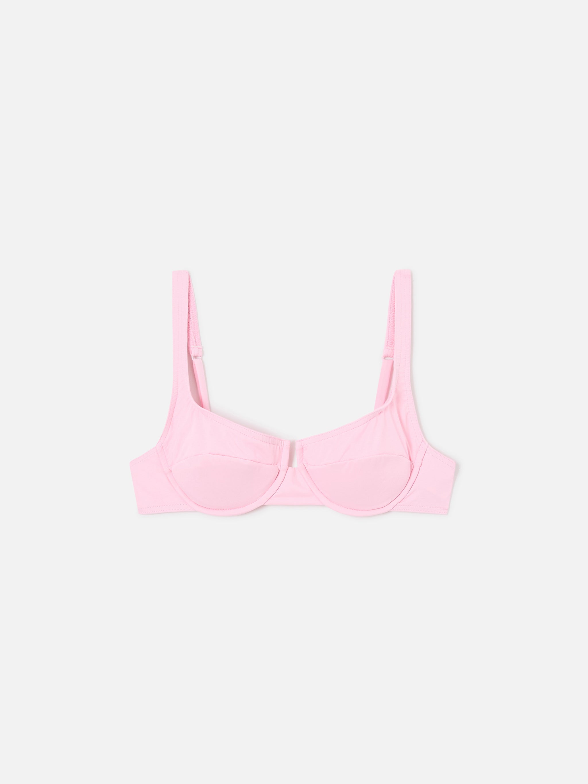 mc2-saint-barth-top-bikini-amira-balconette-rosa-chiaro-ferretto-coppe-imbottite image 1