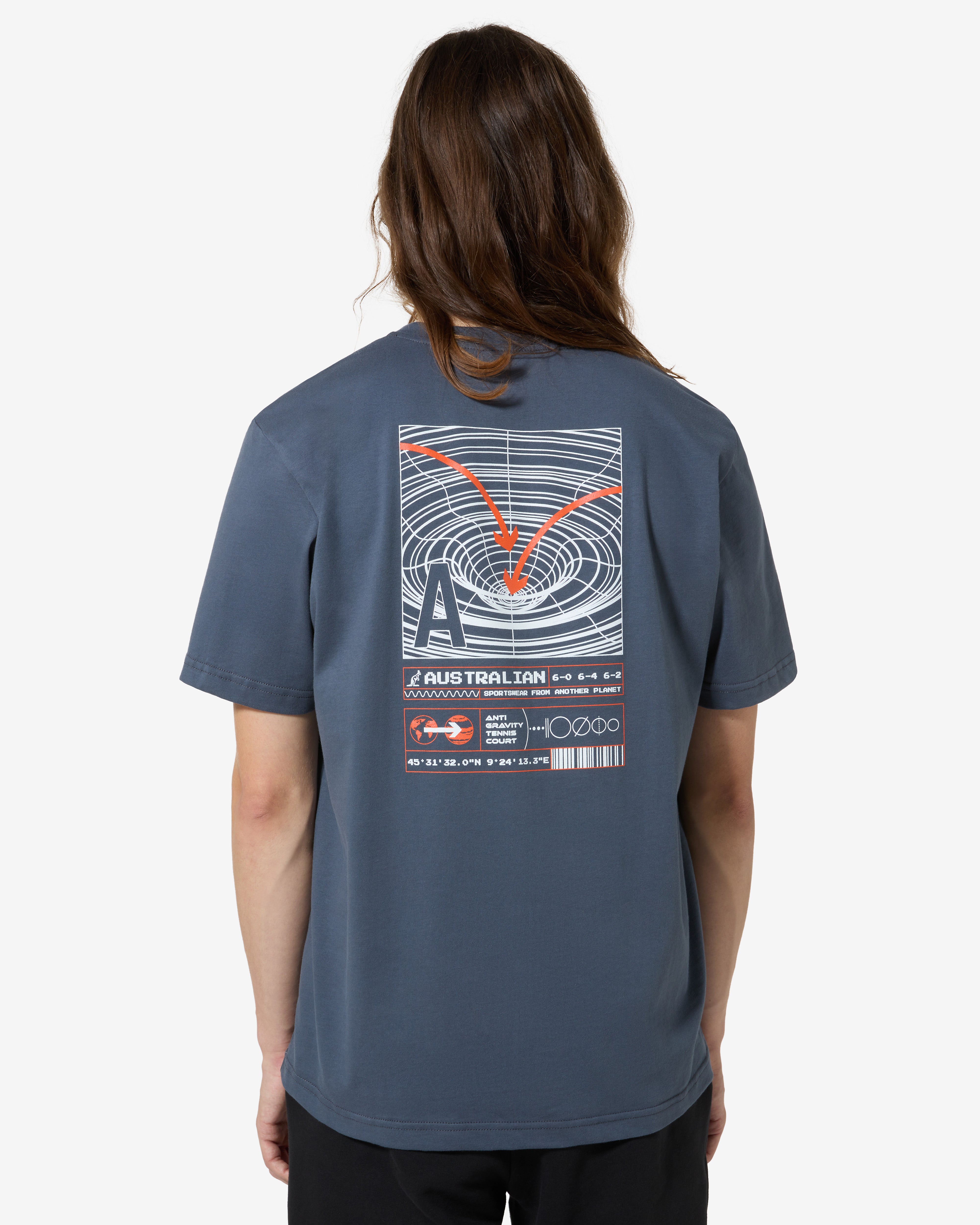 australian-anti-gravity-t-shirt-grigio-titanio-regular-fit image 4