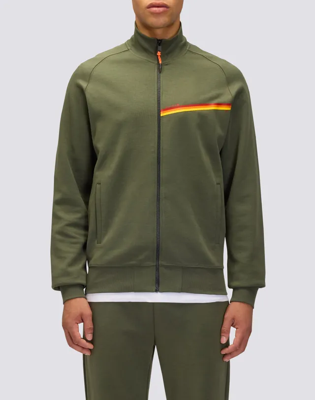 sundek-felpa-uomo-full-zip-cotone-riciclato-dettaglio-tricolore image 1