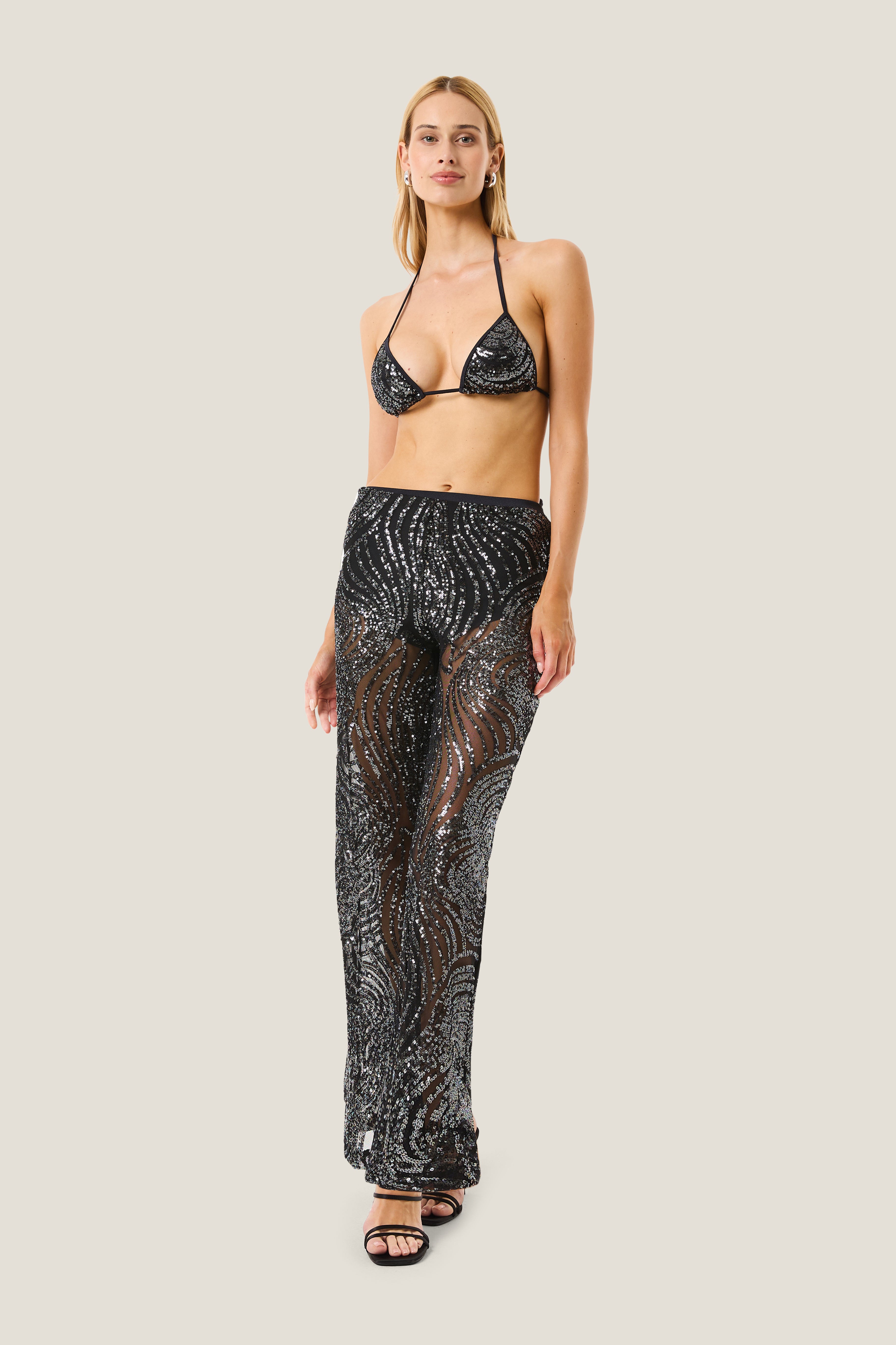 4giveness-pantalone-paillettes-luxury-pantalone-donna-resort image 1