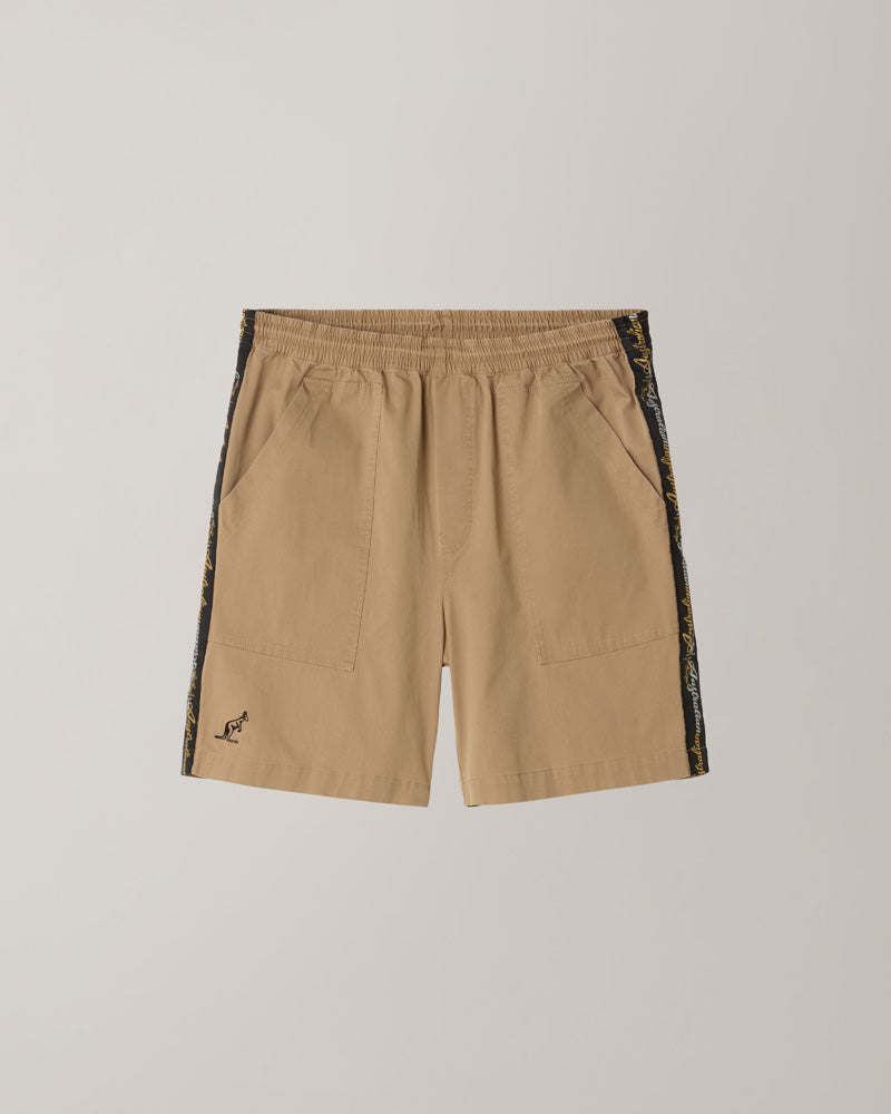 australian-mirage-banda-short-shorts-cotone-caramello image 6