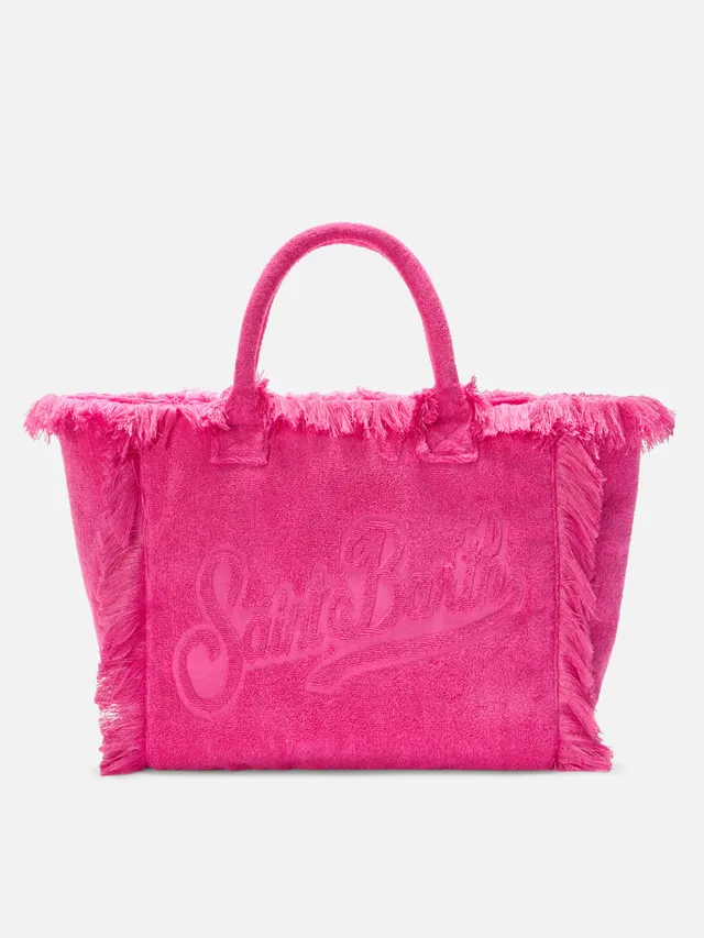 mc2-saint-barth-vanity-regular-borsa-tote-in-spugna-fucsia image 1