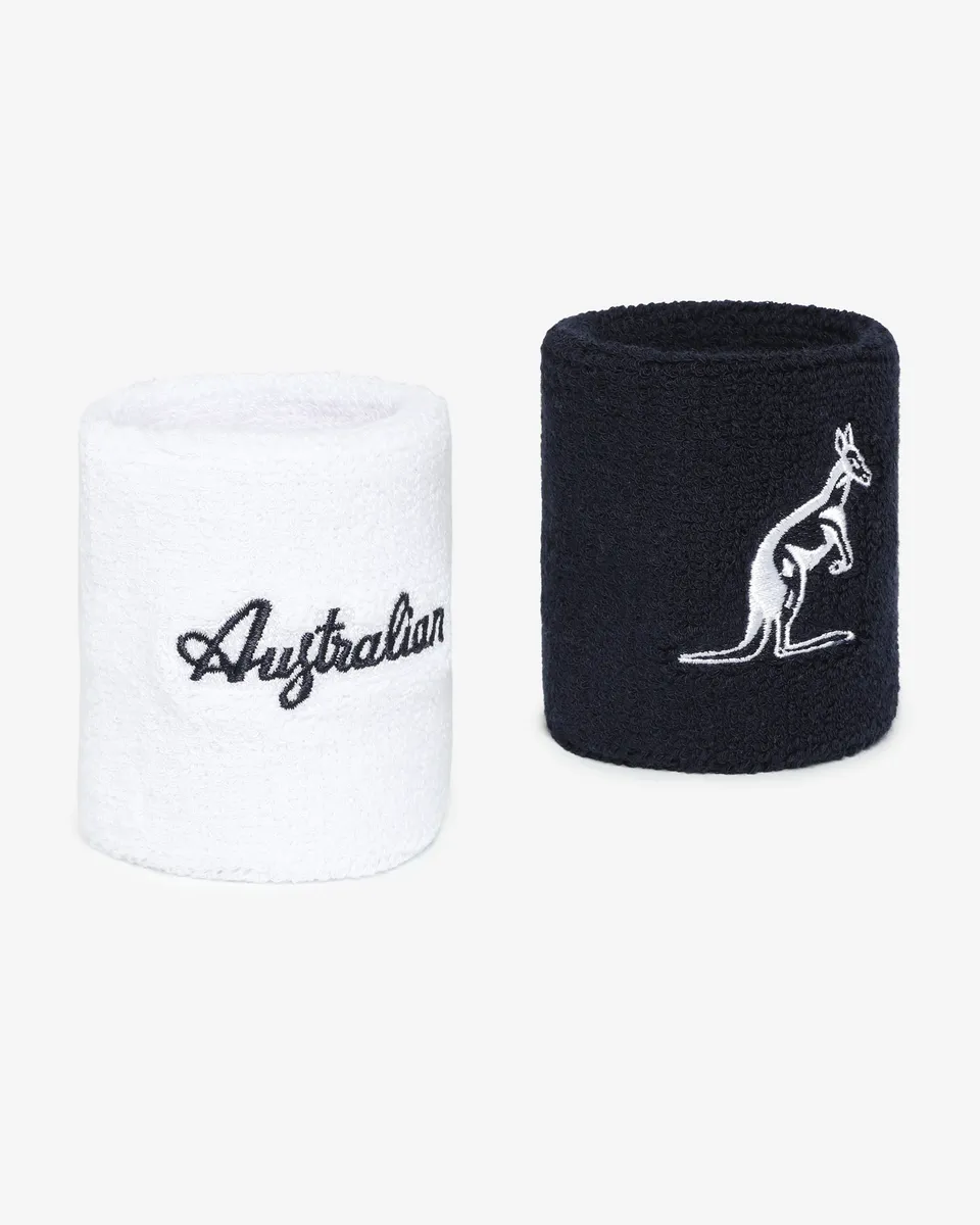 australian-double-cotton-polsino-spugna-blu-bianco image 1