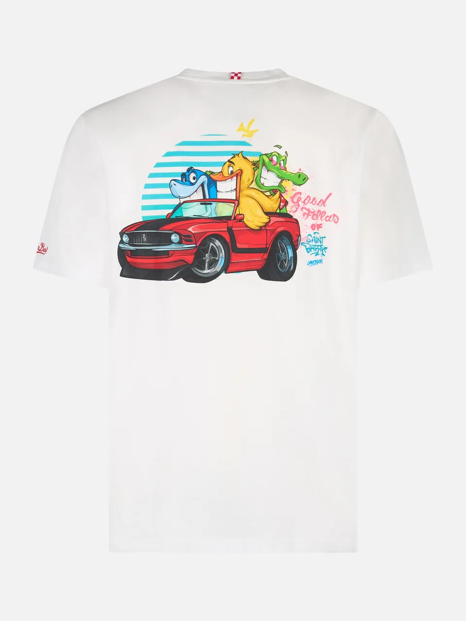 mc2-saint-barth-t-shirt-uomo-bianca-cryptopuppets-good-fellas-special-edition image 1