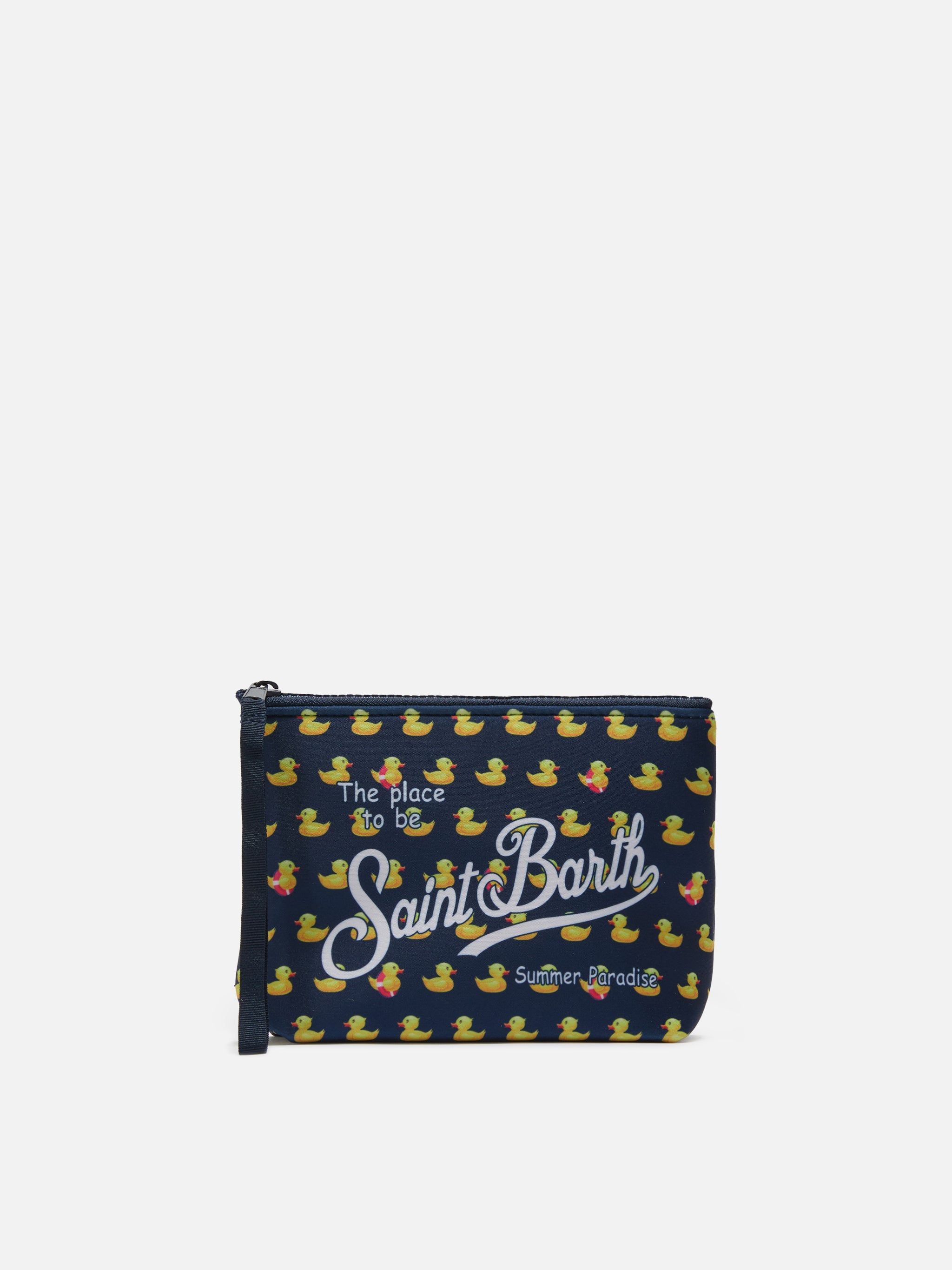 mc2-saint-barth-pochette-aline-blu-scuba-stampa-paperelle image 1