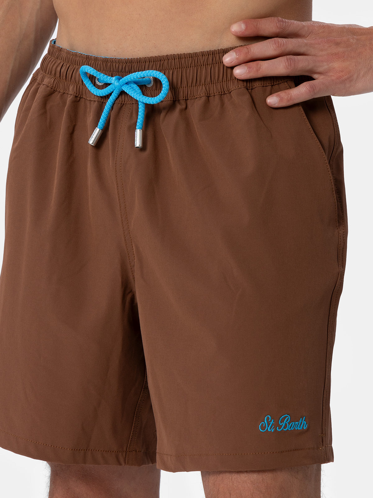 mc2-saint-barth-comfort-costume-mare-uomo-marrone-relaxed-bermuda image 3