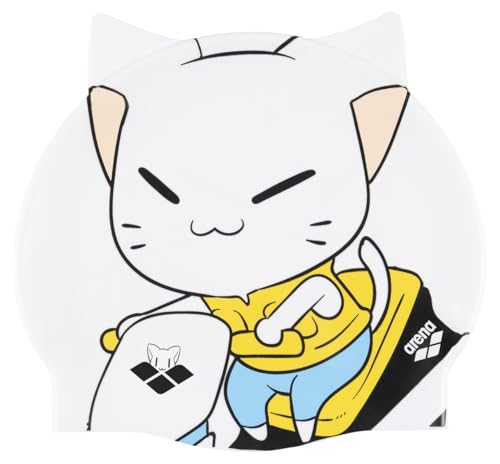arena-friends-kids-cuffia-nuoto-bambini-in-silicone-con-gatti-2-5-anni image 5