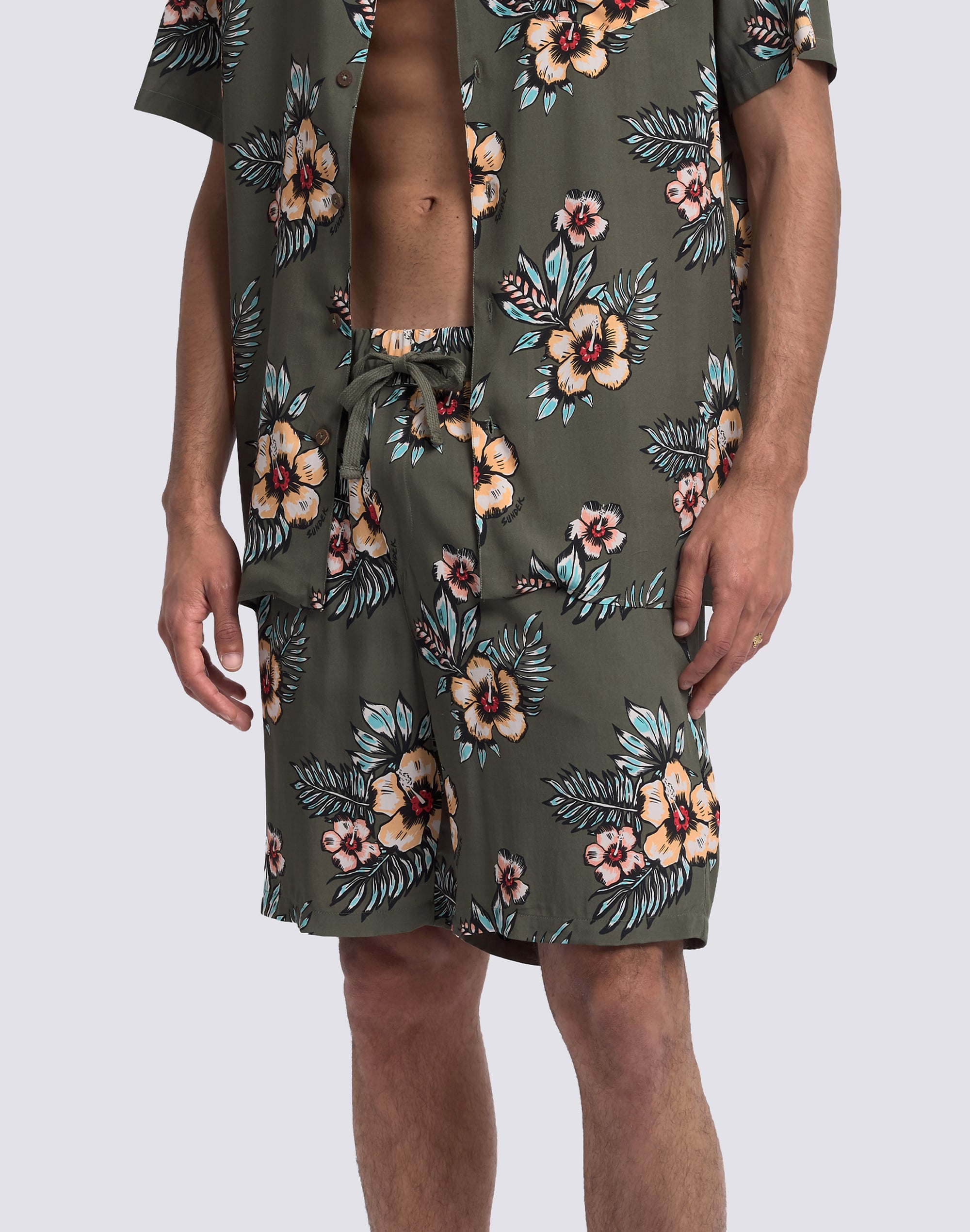 sundek-m015-pipeline-walkshort-uomo-stampato-viscosa-vita-elastica image 4