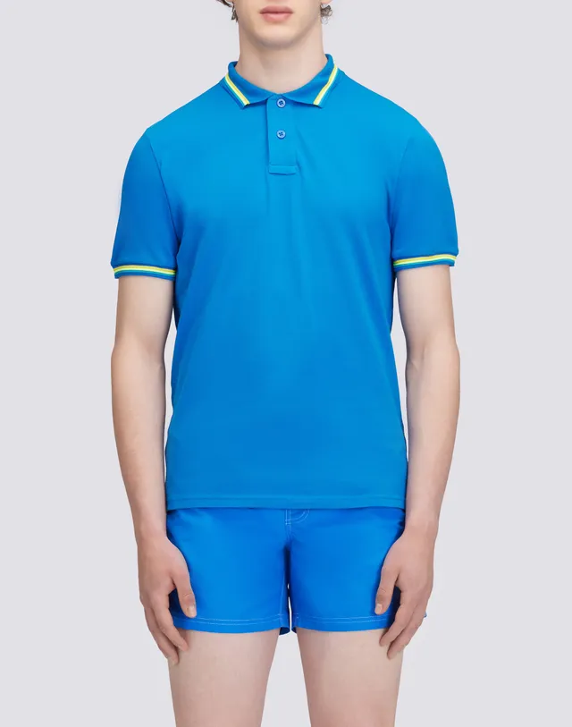 sundek-brice-polo-uomo-in-cotone-piquet-con-dettagli-tricolor-3 image 1