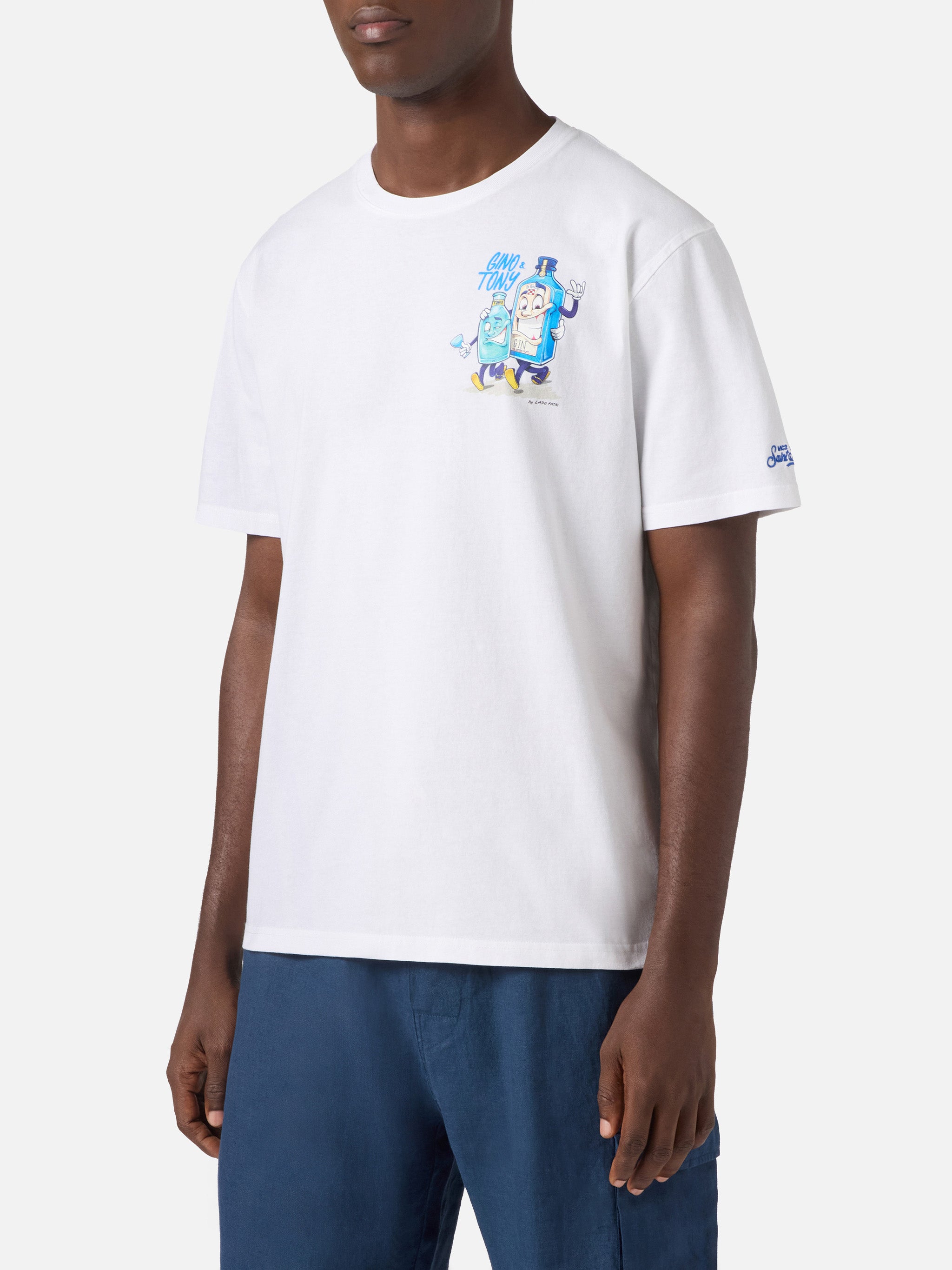 mc2-saint-barth-portland-t-shirt-bianca-in-cotone-gino-tony-special-edition-da-u image 3