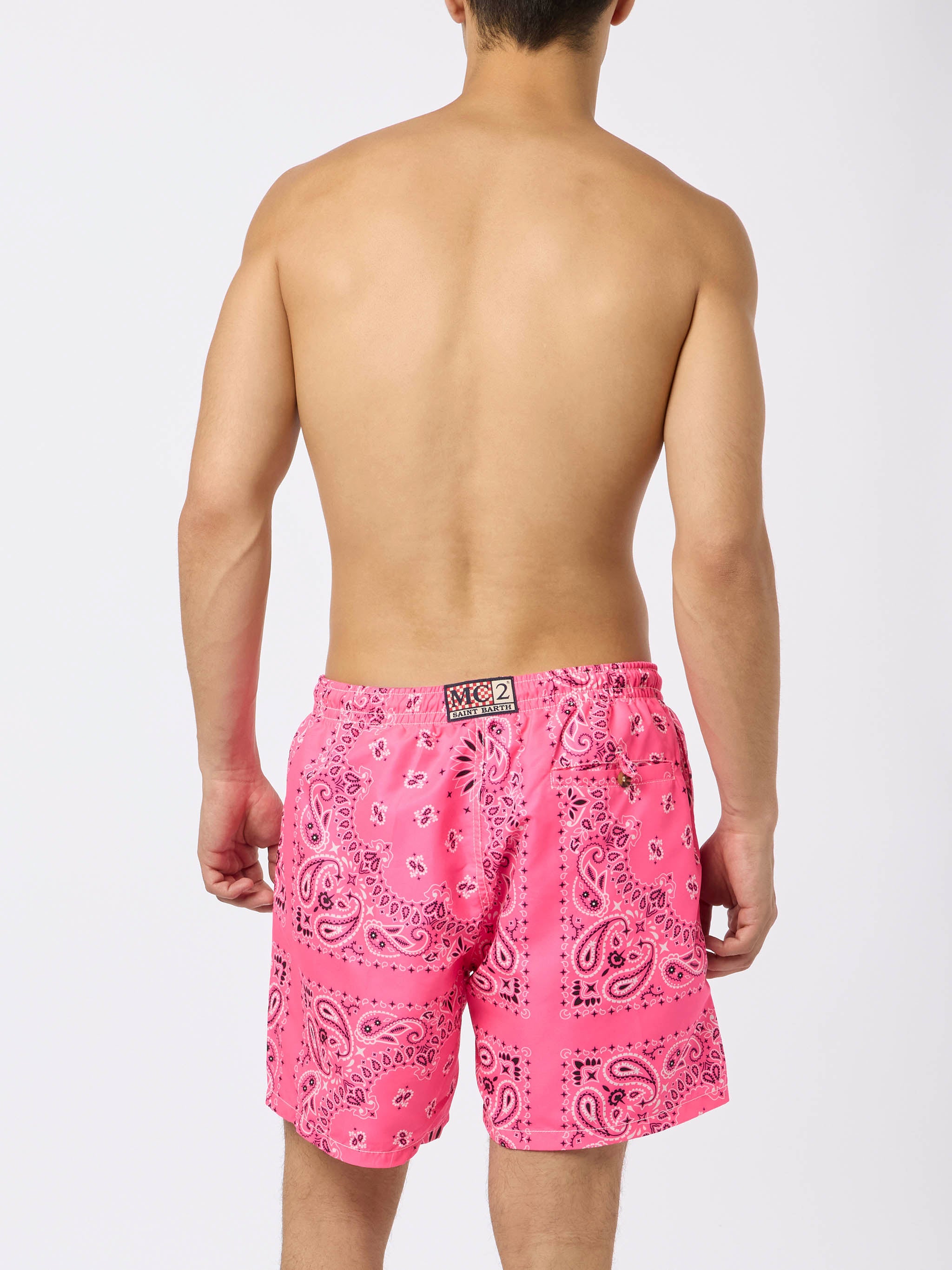mc2-saint-barth-costume-mare-caprese-uomo-stampa-bandana-rosa image 4