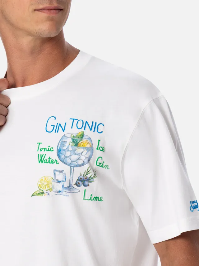 mc2-saint-barth-t-shirt-man-in-cotone-con-stampa-e-ricamo-cocktail-gin-tonic image 1