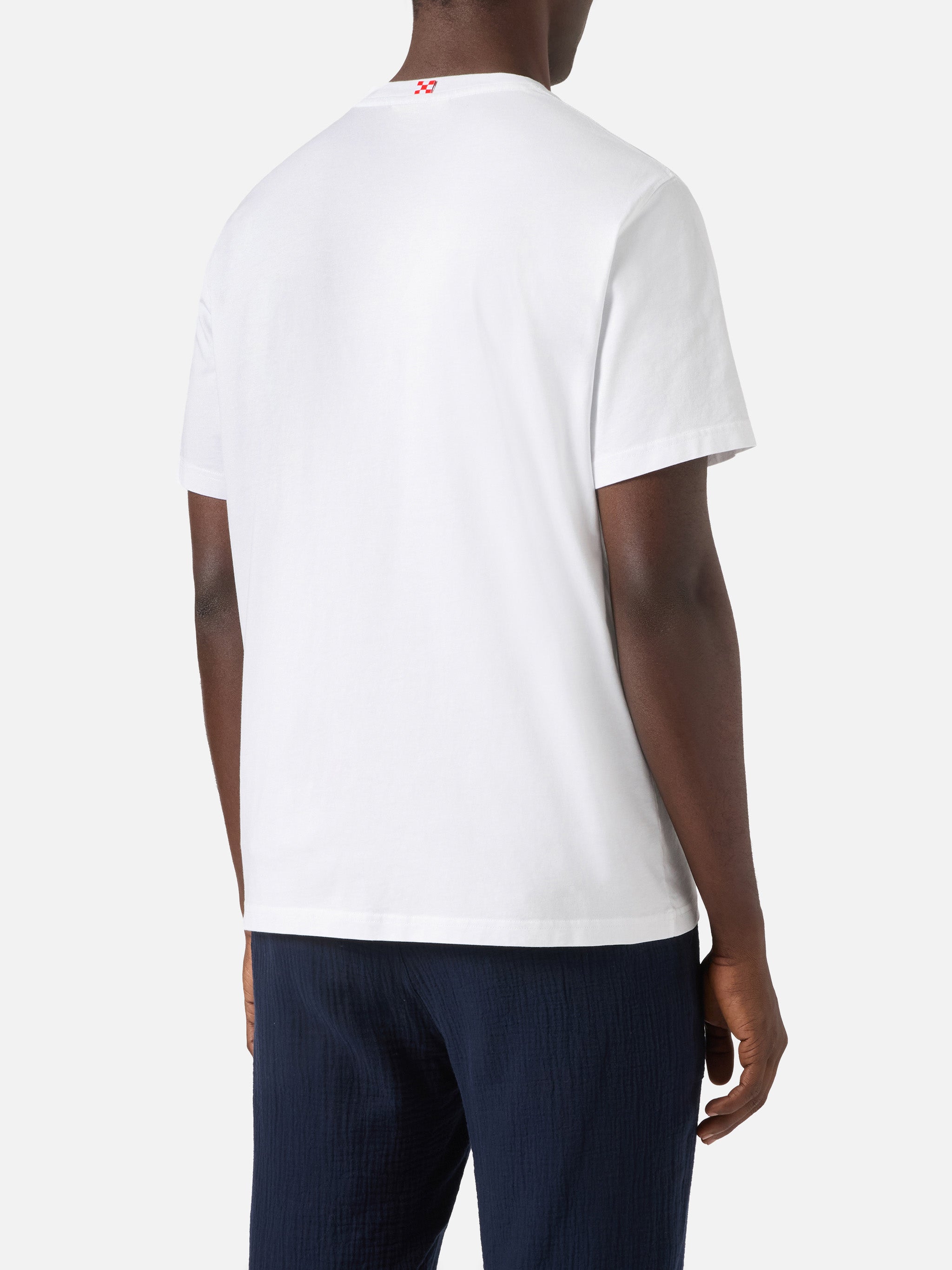 mc2-saint-barth-t-shirt-portofino-uomo-bianca-ricamo-aperitivo-a-portofino-speci image 4