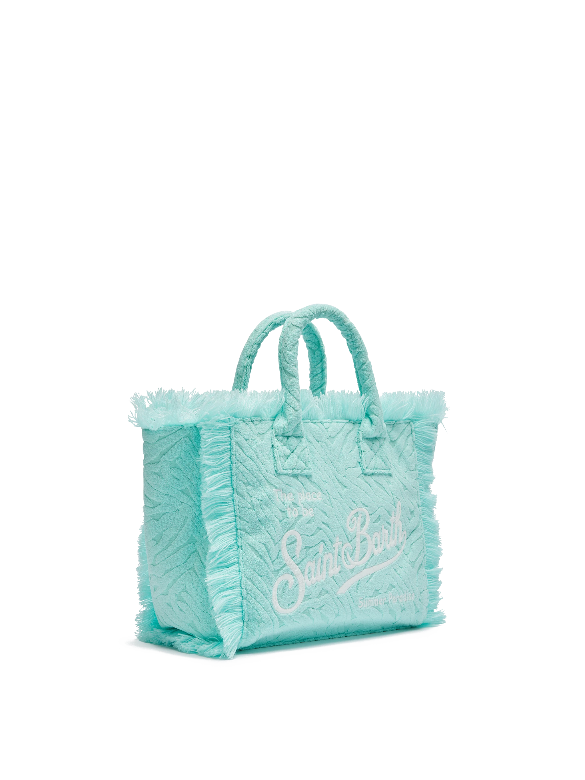 mc2-saint-barth-colette-borsa-mare-donna-verde-acqua-in-spugna-con-stampa-zebrat image 4