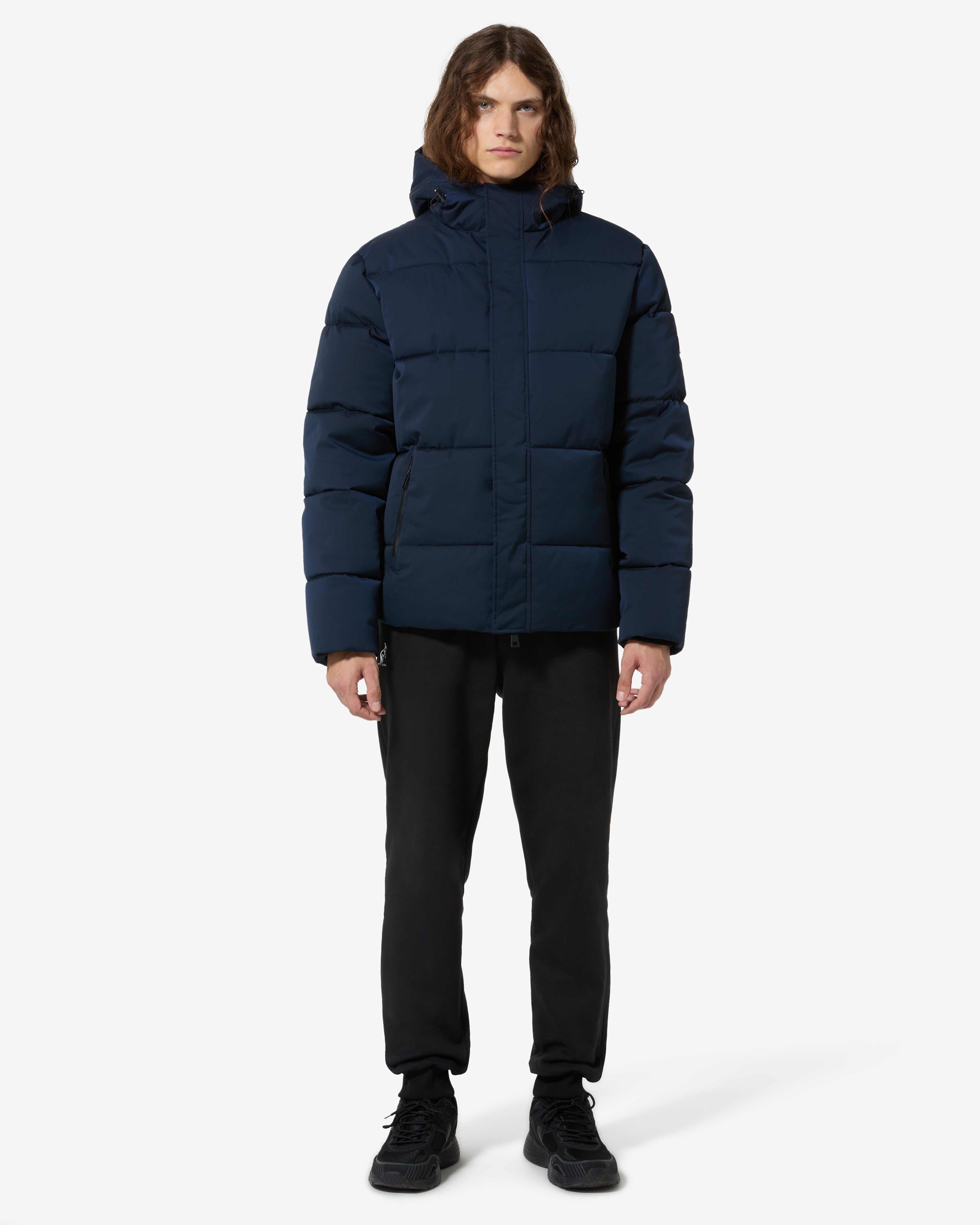 australian-jaquard-urban-giubbotto-con-cappuccio-blu-navy image 7