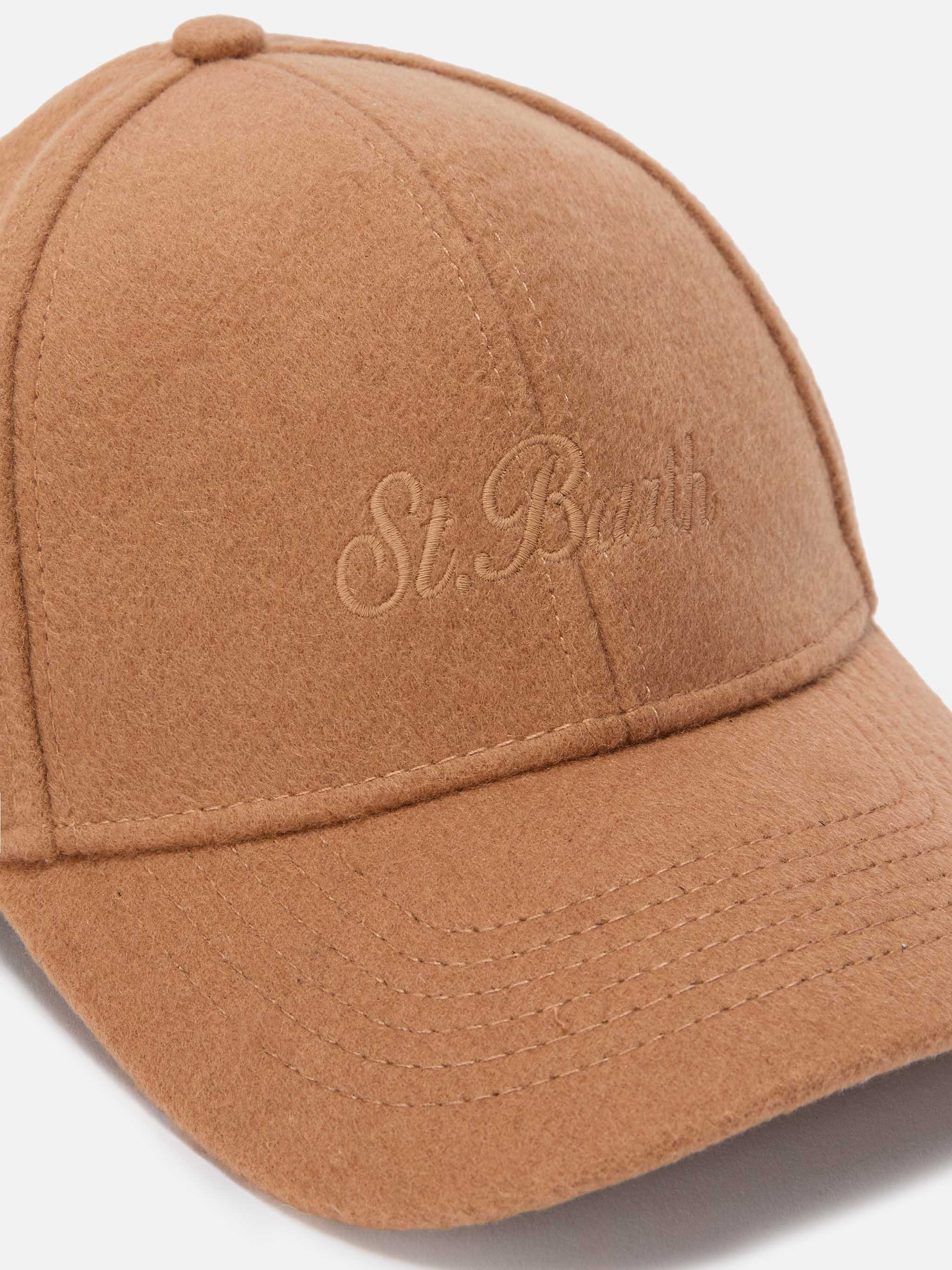 mc2-saint-barth-cappello-baseball-felt-cammello-in-misto-lana-taglia-unica image 2