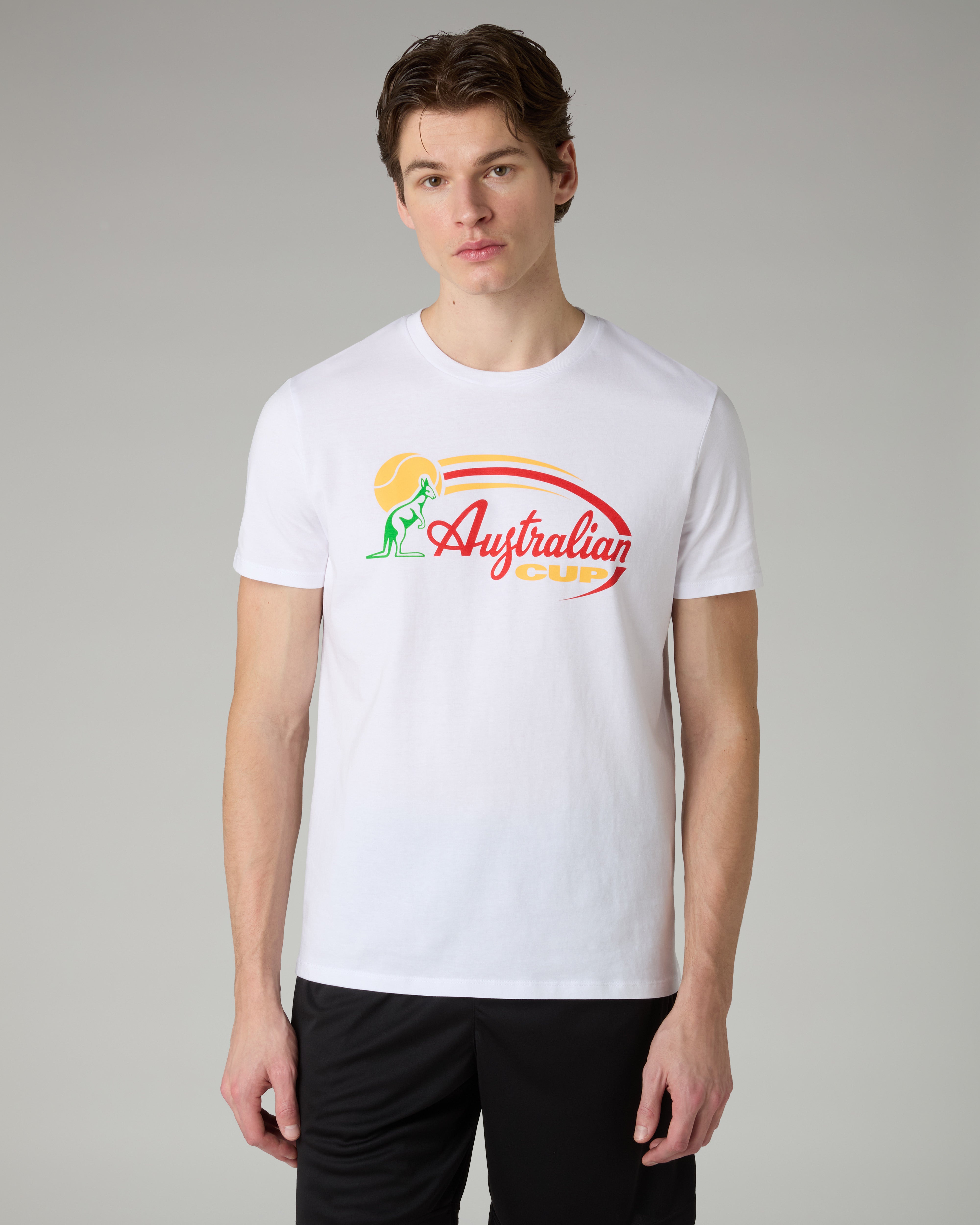 australian-cup-t-shirt-bianca-t-shirt-cotone-stampa-petto image 1