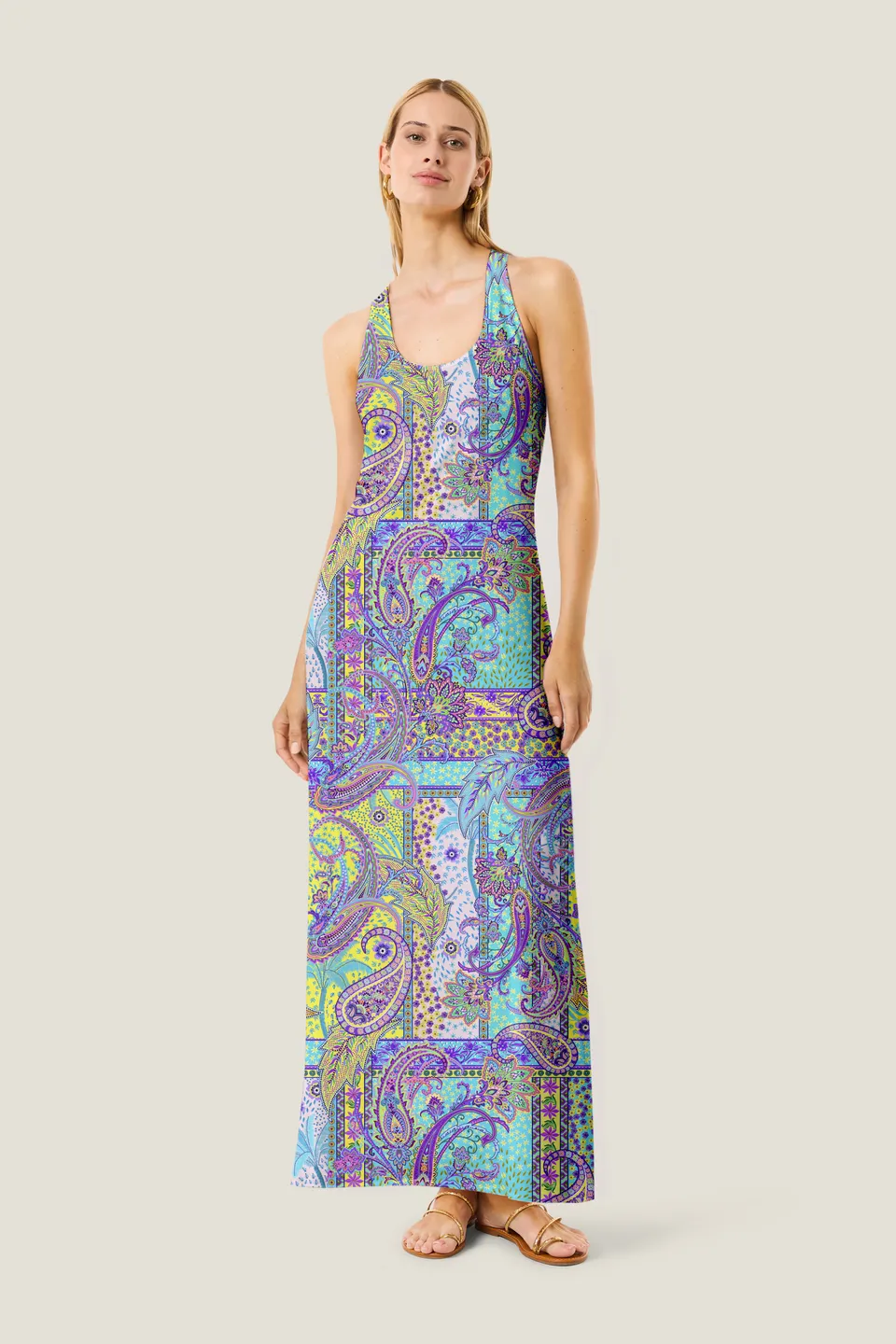 4giveness-abito-lungo-cachemire-pastel-donna-cover-up image 1