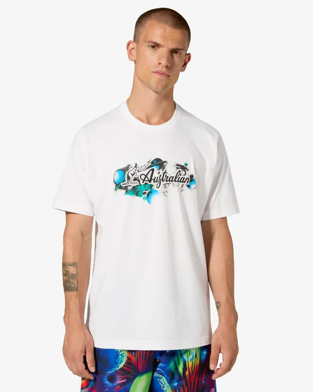 australian-planets-t-shirt-in-cotone-bianco image 1