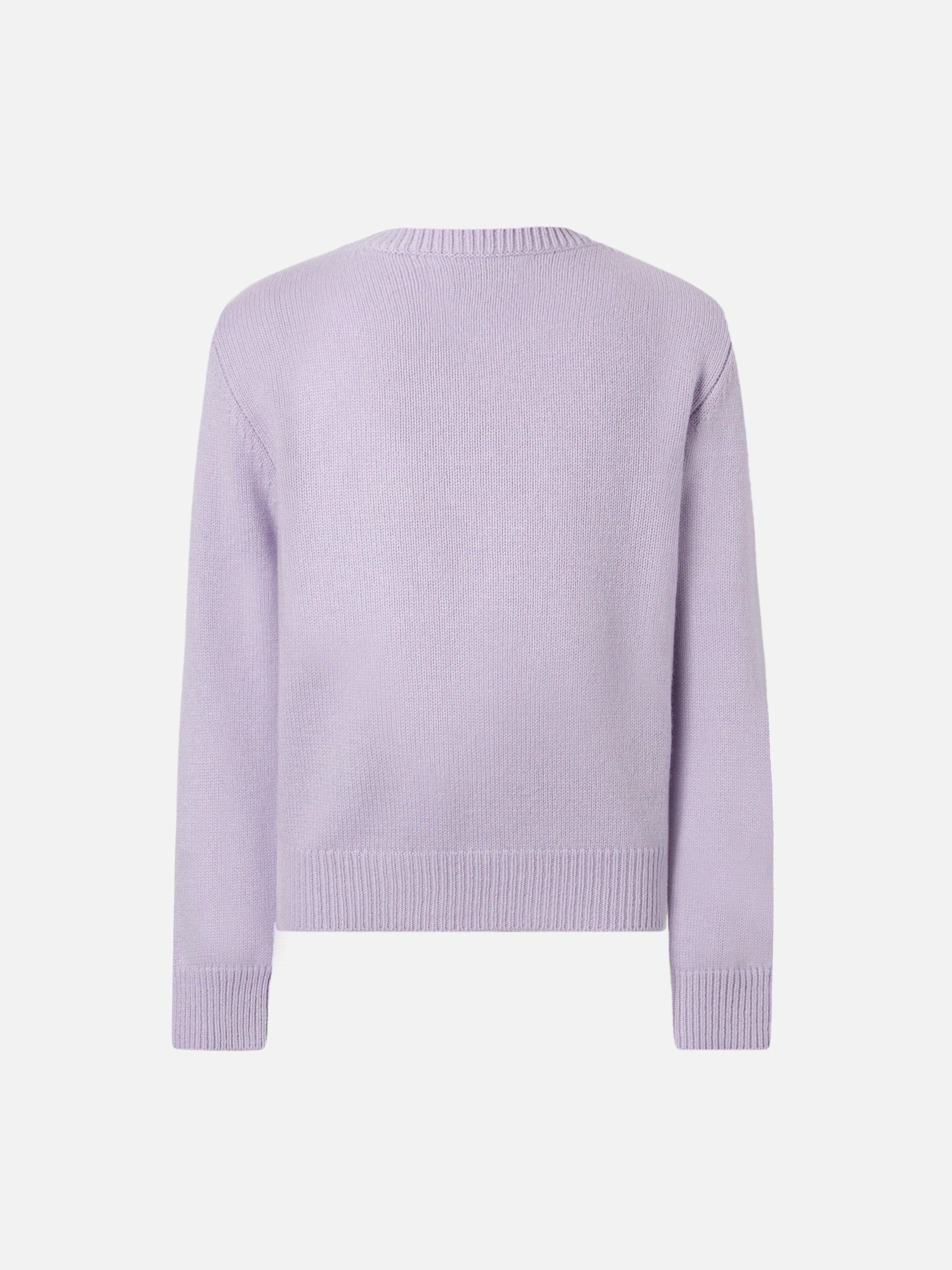 mc2-saint-barth-princess-girocollo-bambina-lilla-in-misto-cashmere-bella-e-monel image 2