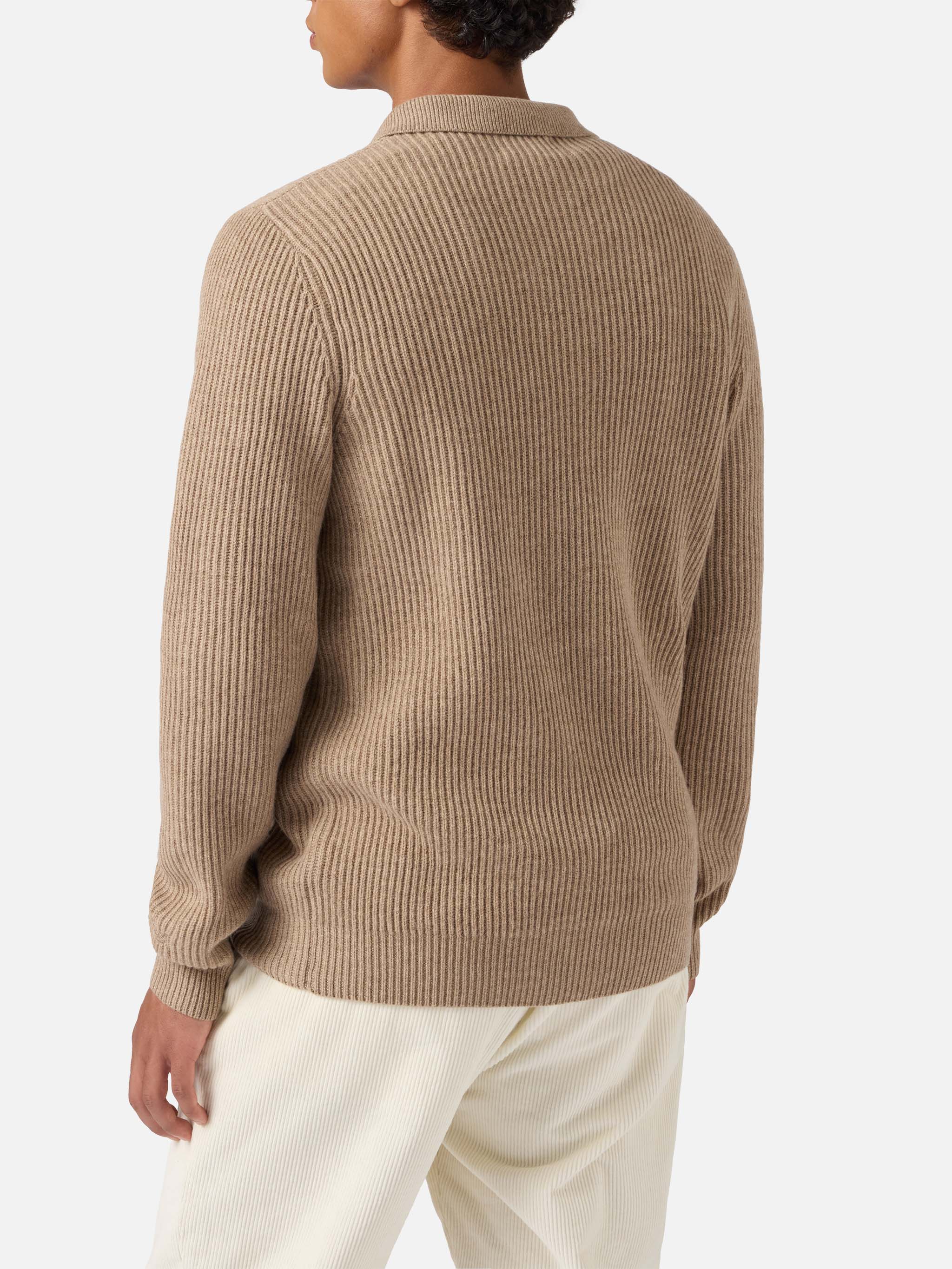mc2-saint-barth-polo-downing-maglia-uomo-kaki-100-lana image 3