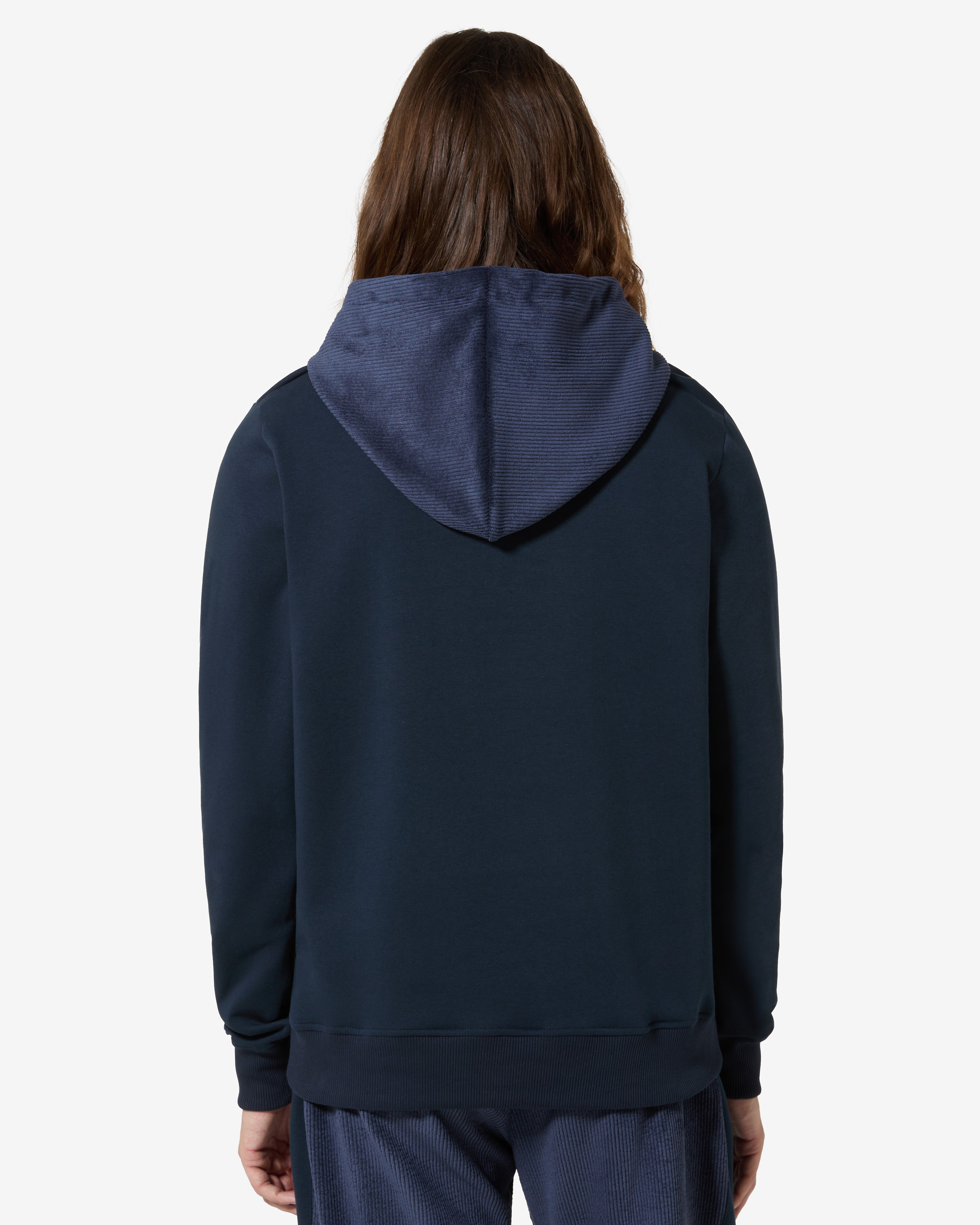 australian-style-hoodie-felpa-corduroy-blu-navy-con-cappuccio image 3