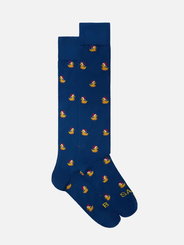 calze-sox-mc2-saint-barth-in-misto-cotone-con-paperella-natalizia-jacquard-tagli image 1