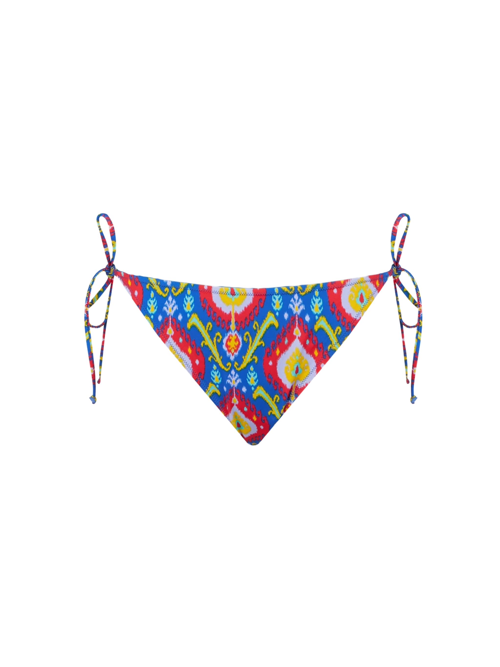 mc2-saint-barth-virgo-slip-mare-donna-fantasia-ikat-multicolor-con-laccetti image 1