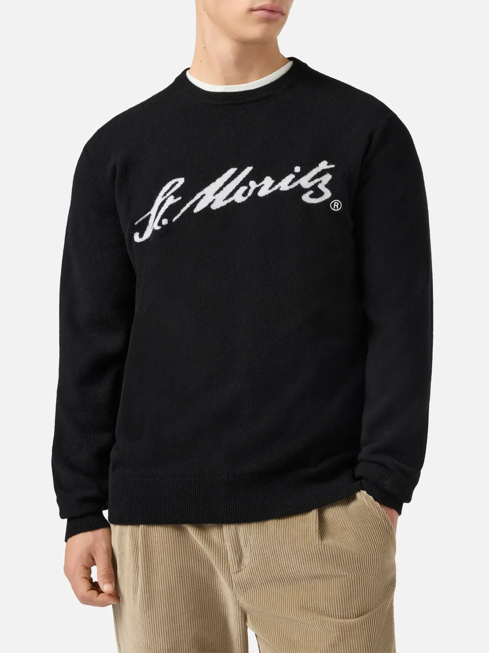 mc2-saint-barth-heron-light-maglione-uomo-100-cashmere-nero-st-moritz image 1