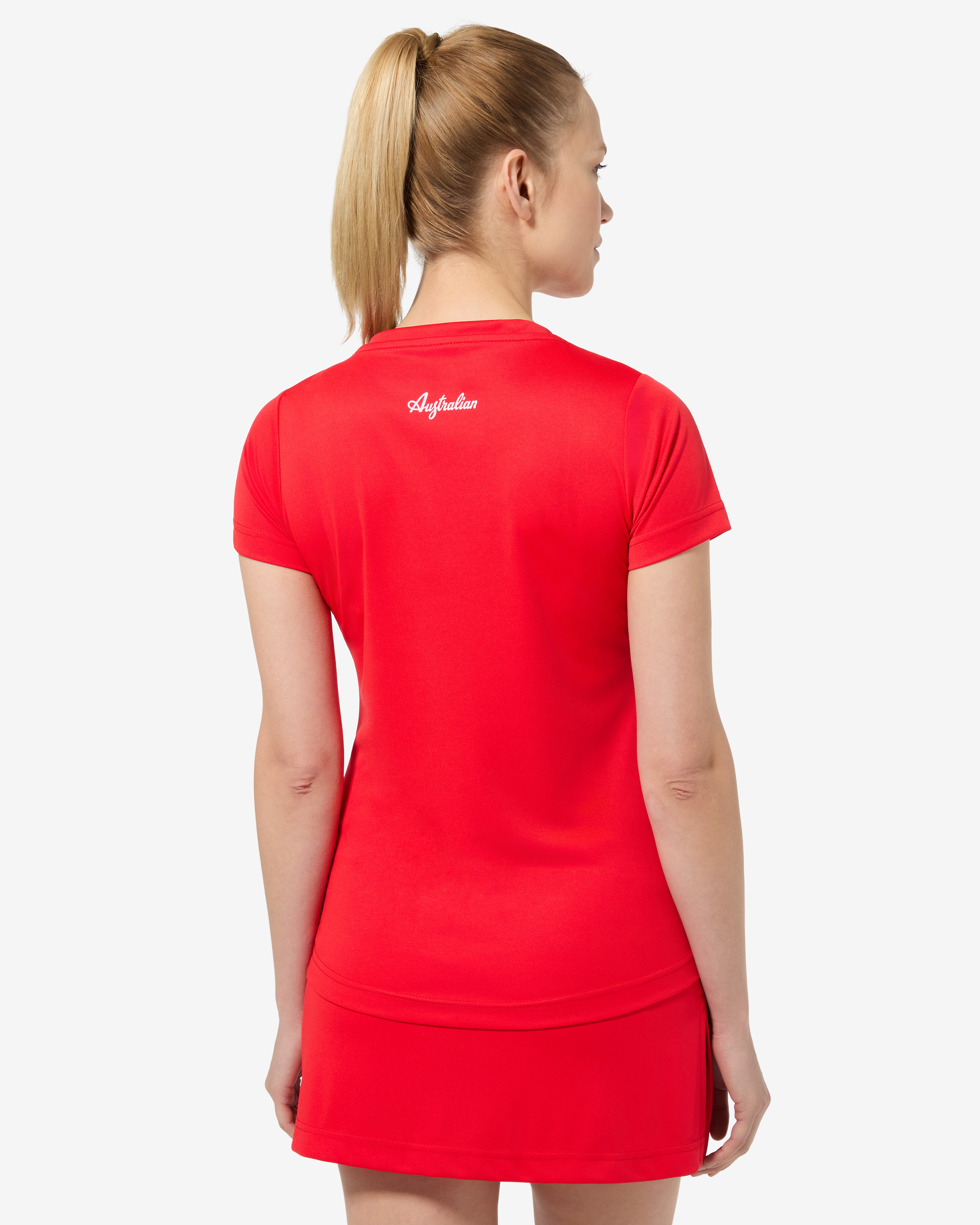 australian-essence-t-shirt-t-shirt-tennis-rosso-vivo image 3