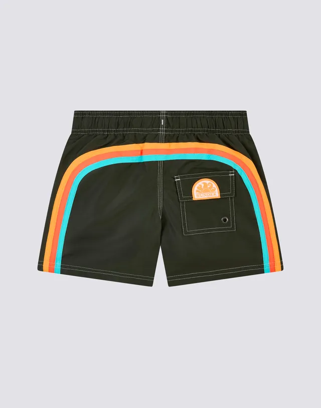 sundek-costume-da-bagno-bambino-corto-vita-elasticata-iconic-taffet-tinta-unita-2 image 1