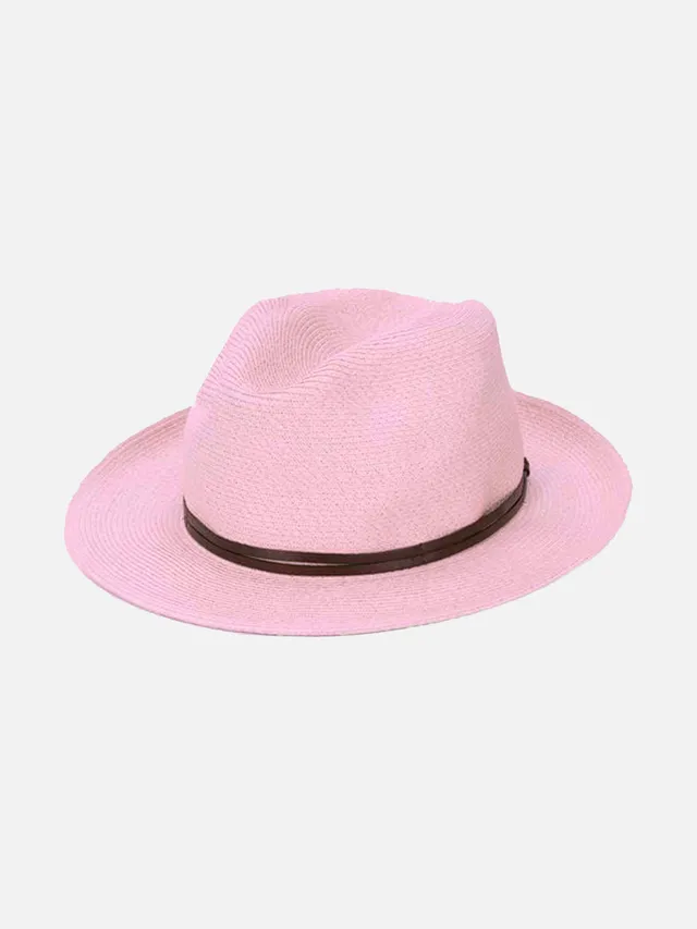 mc2-saint-barth-cappello-patmos-in-fibra-di-carta-rosa-stile-cowboy image 1