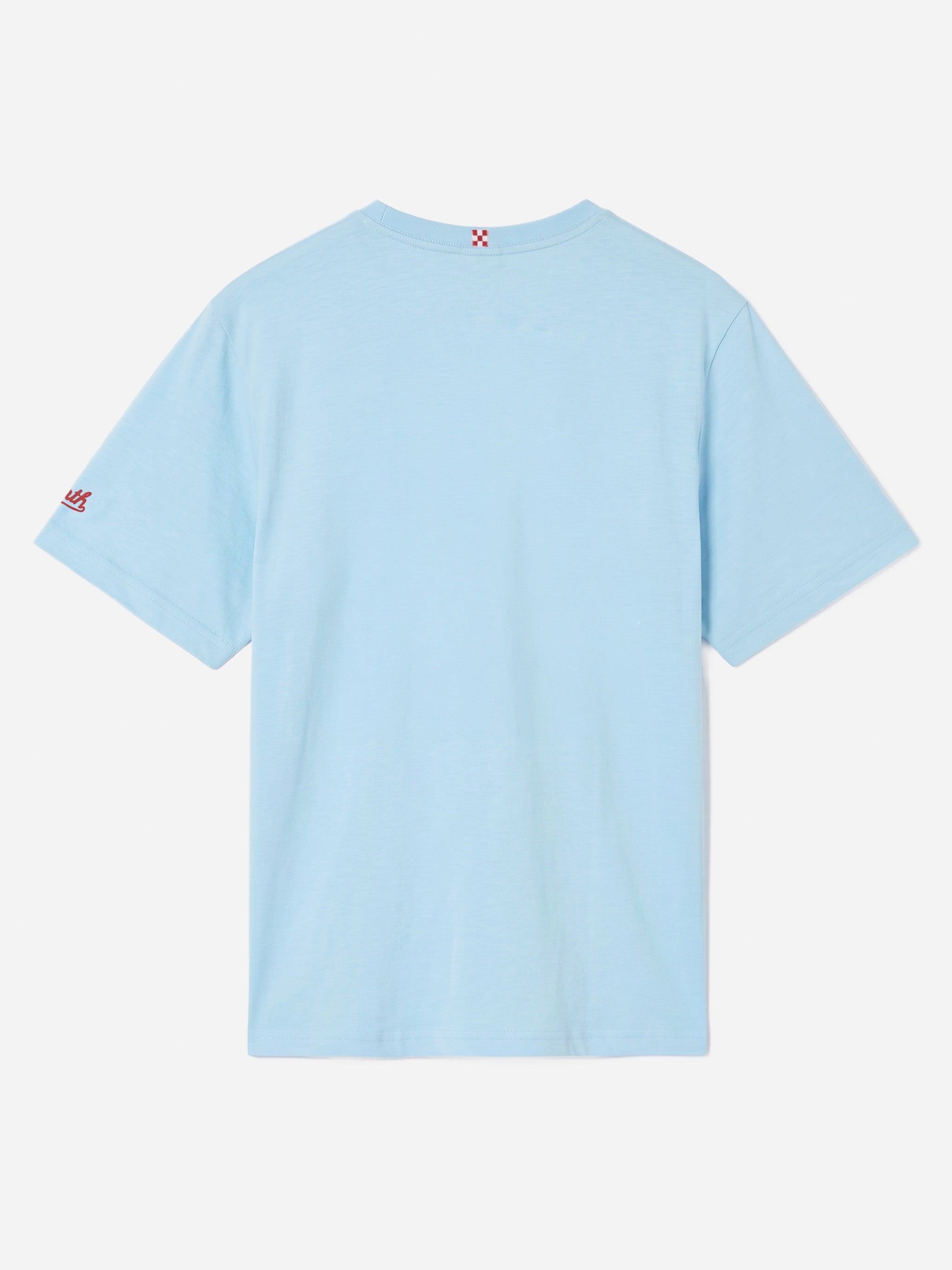 mc2-saint-barth-t-shirt-man-azzurra-ducky-rider-special-edition-uomo image 4