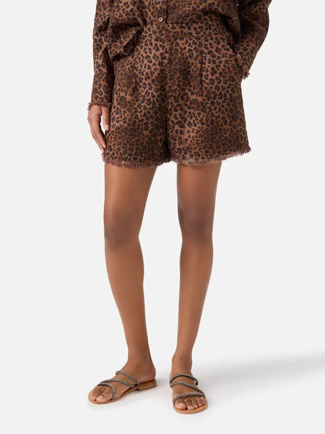 mc2-saint-barth-amani-short-donna-lino-stampa-leopardata image 1
