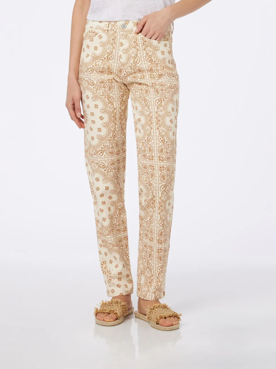 mc2-saint-barth-jeans-donna-belleville-in-denim-panna-con-fantasia-bandana-linea image 1