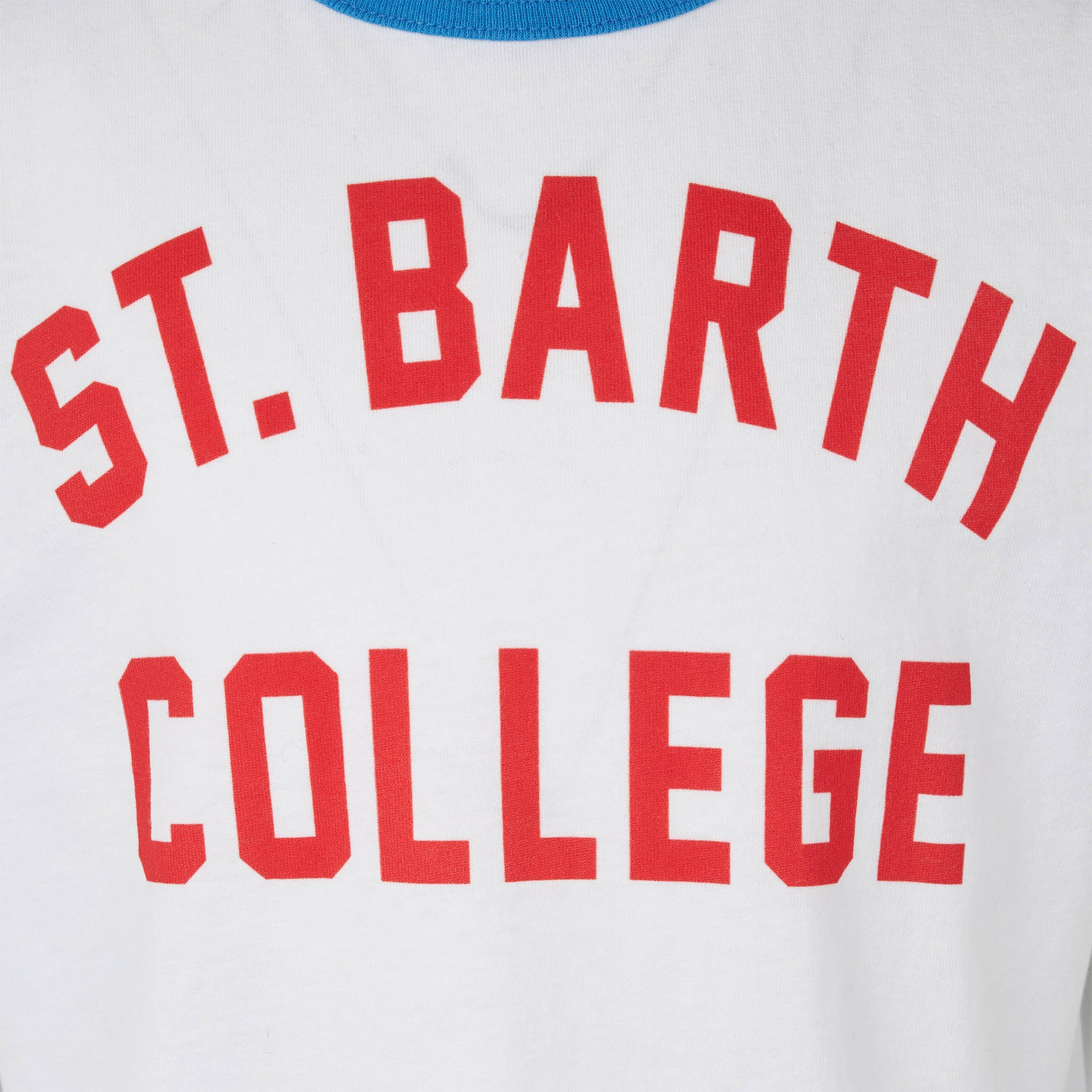 mc2-saint-barth-t-shirt-bambino-cotone-st-barth-college-bianca image 2