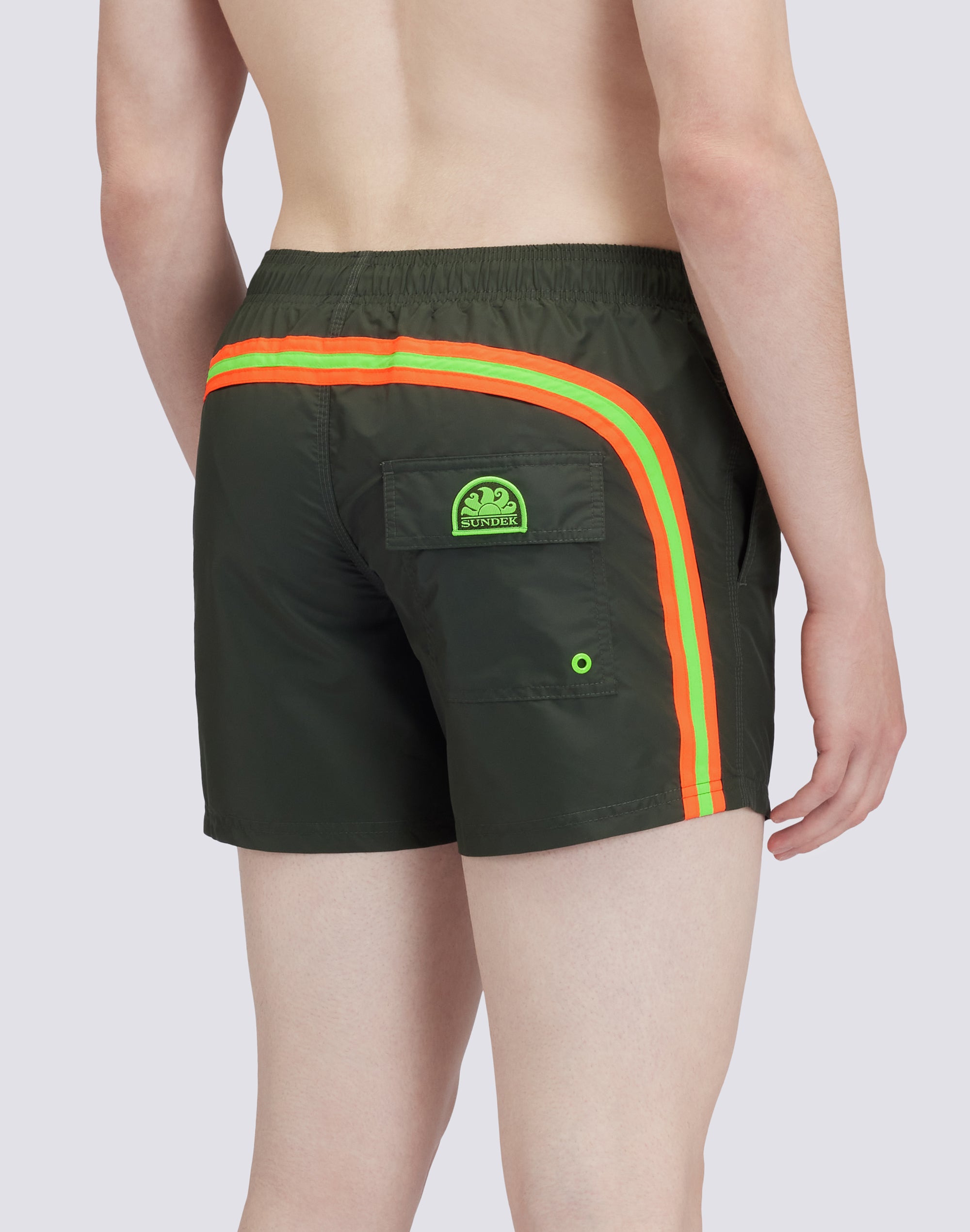 sundek-costume-mare-uomo-corto-iconic-taffeta-arcobaleno-2-colori image 1
