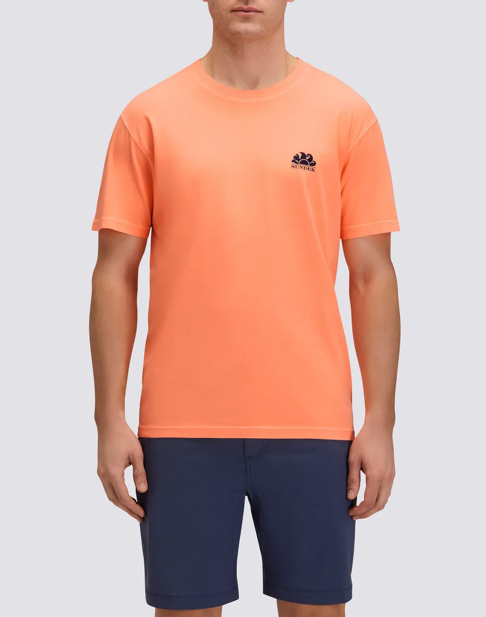 sundek-m251tej78tc-t-shirt-uomo-a-girocollo-tinto-capo image 1
