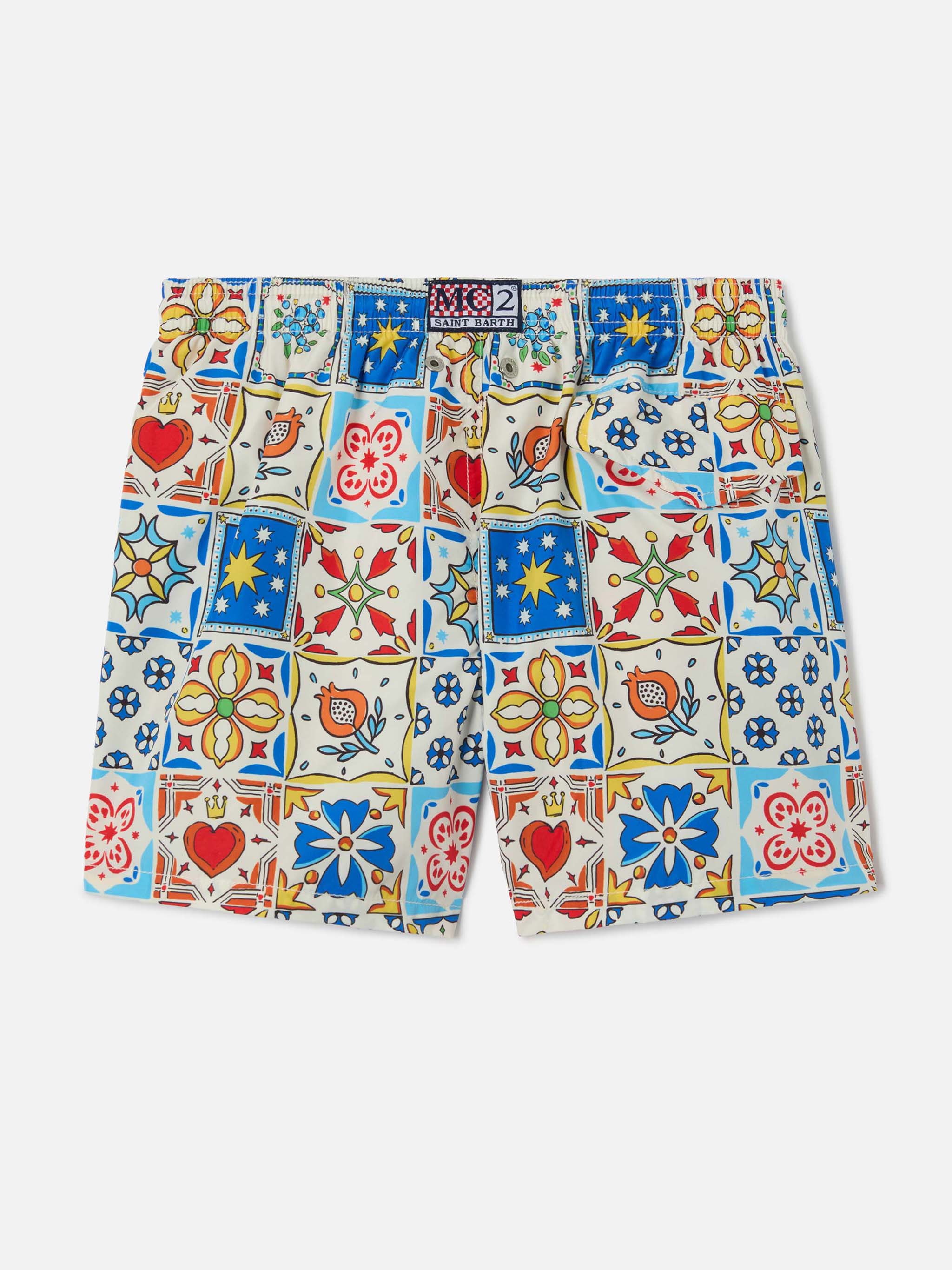 mc2-saint-barth-costume-jean-lighting-70-bambino-stampa-maiolica-all-over image 2