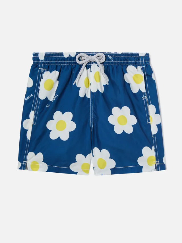 mc2-saint-barth-costume-boxer-bambino-margherite-blu-costume-mare-bimbo image 1