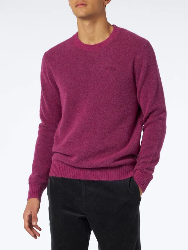 mc2-saint-barth-heron-maglia-uomo-fucsia-in-lana-stretch image 1