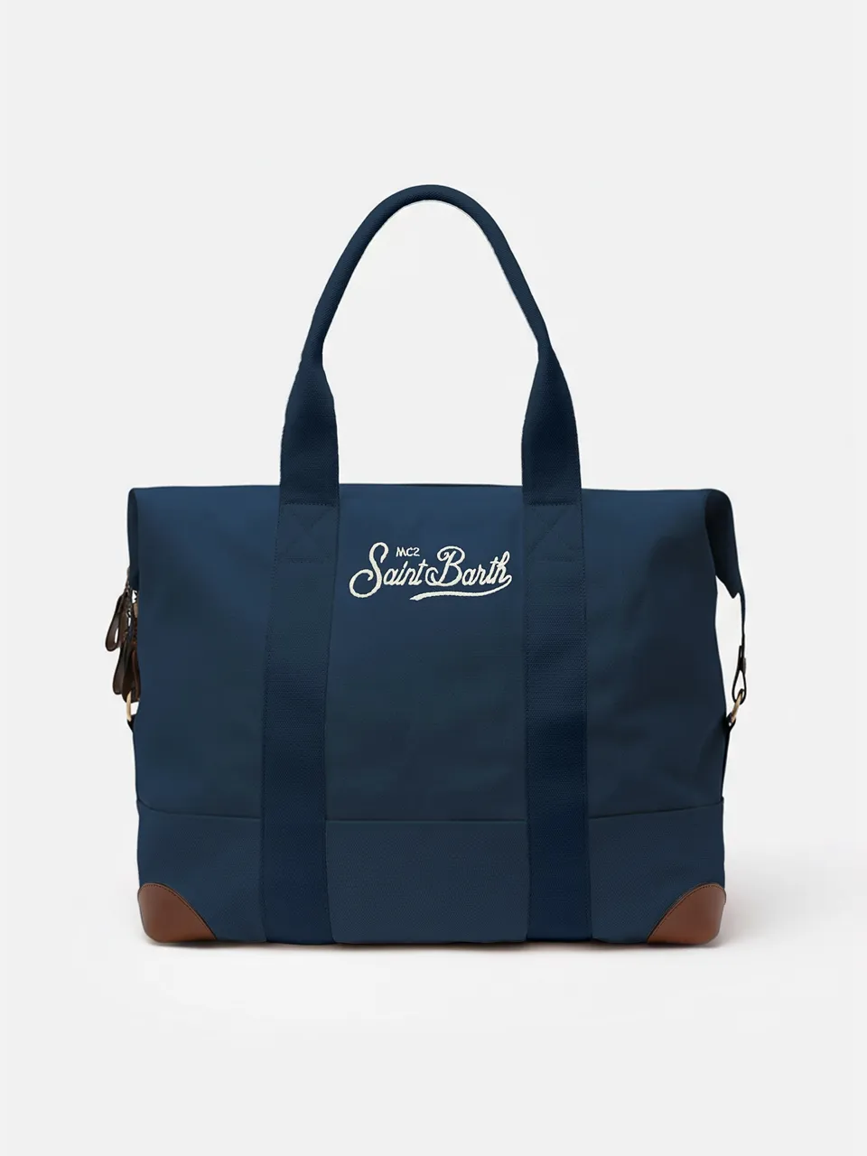 mc2-saint-barth-travel-duffel-bag-borsone-viaggio-blu-navy image 1