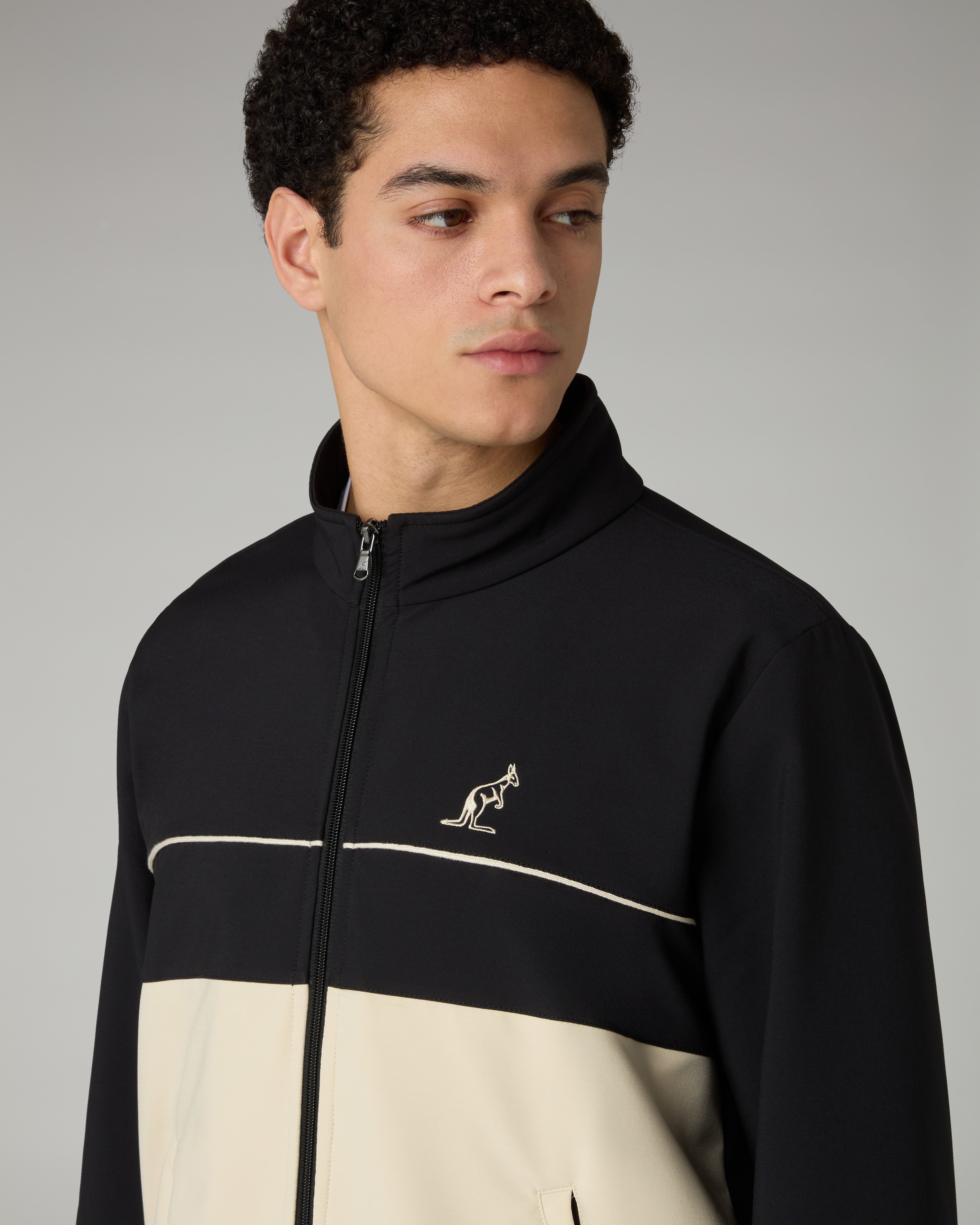 australian-icon-match-tuta-completa-uomo-nera-elasticizzata-full-zip image 4