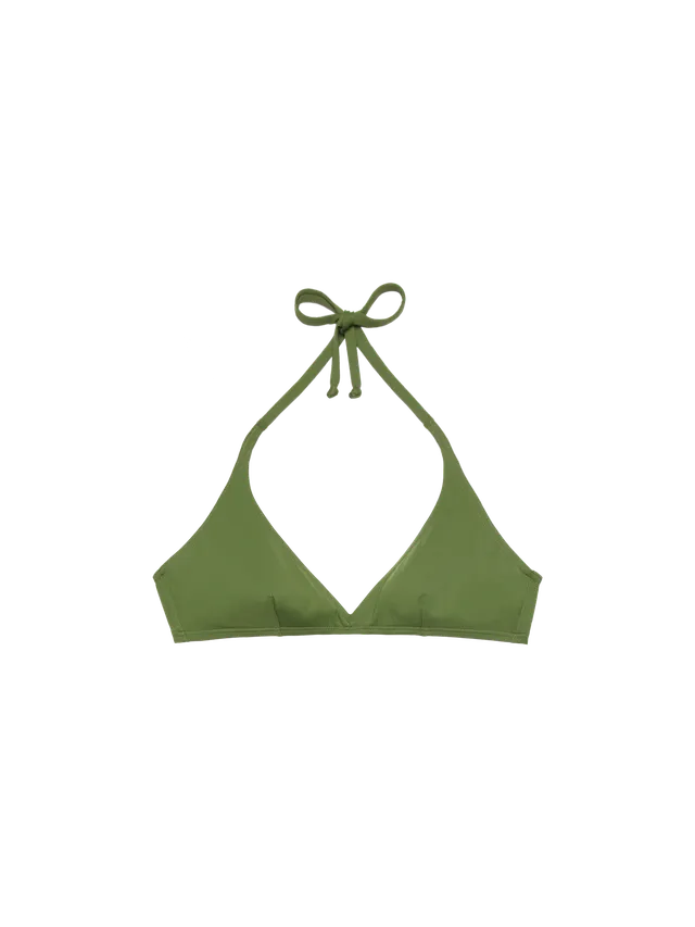 mc2-saint-barth-top-bralette-gaia-triangolo-verde-militare image 1