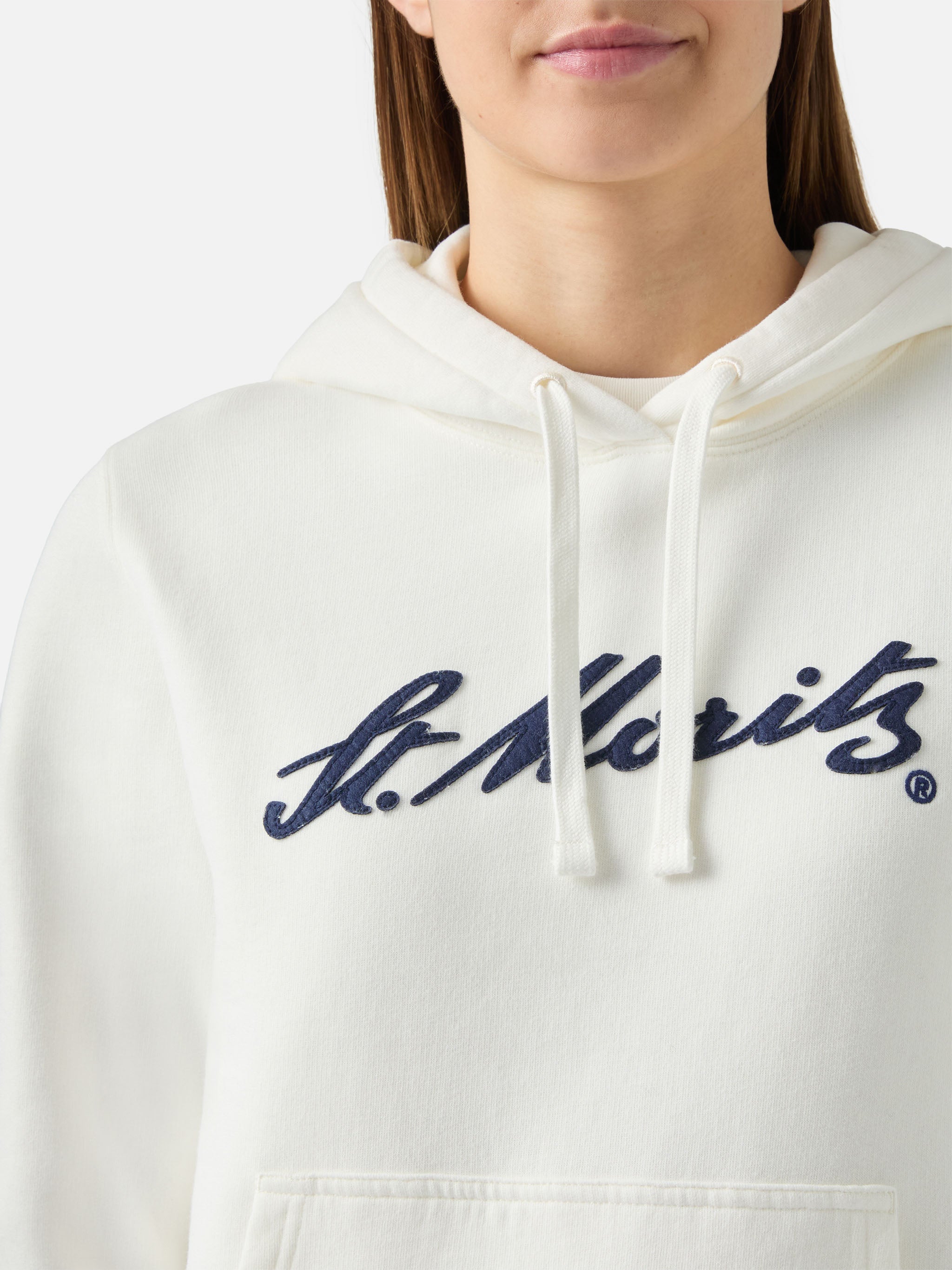 mc2-saint-barth-virginia-felpa-donna-cotone-bianco-st-moritz-special-edition image 2