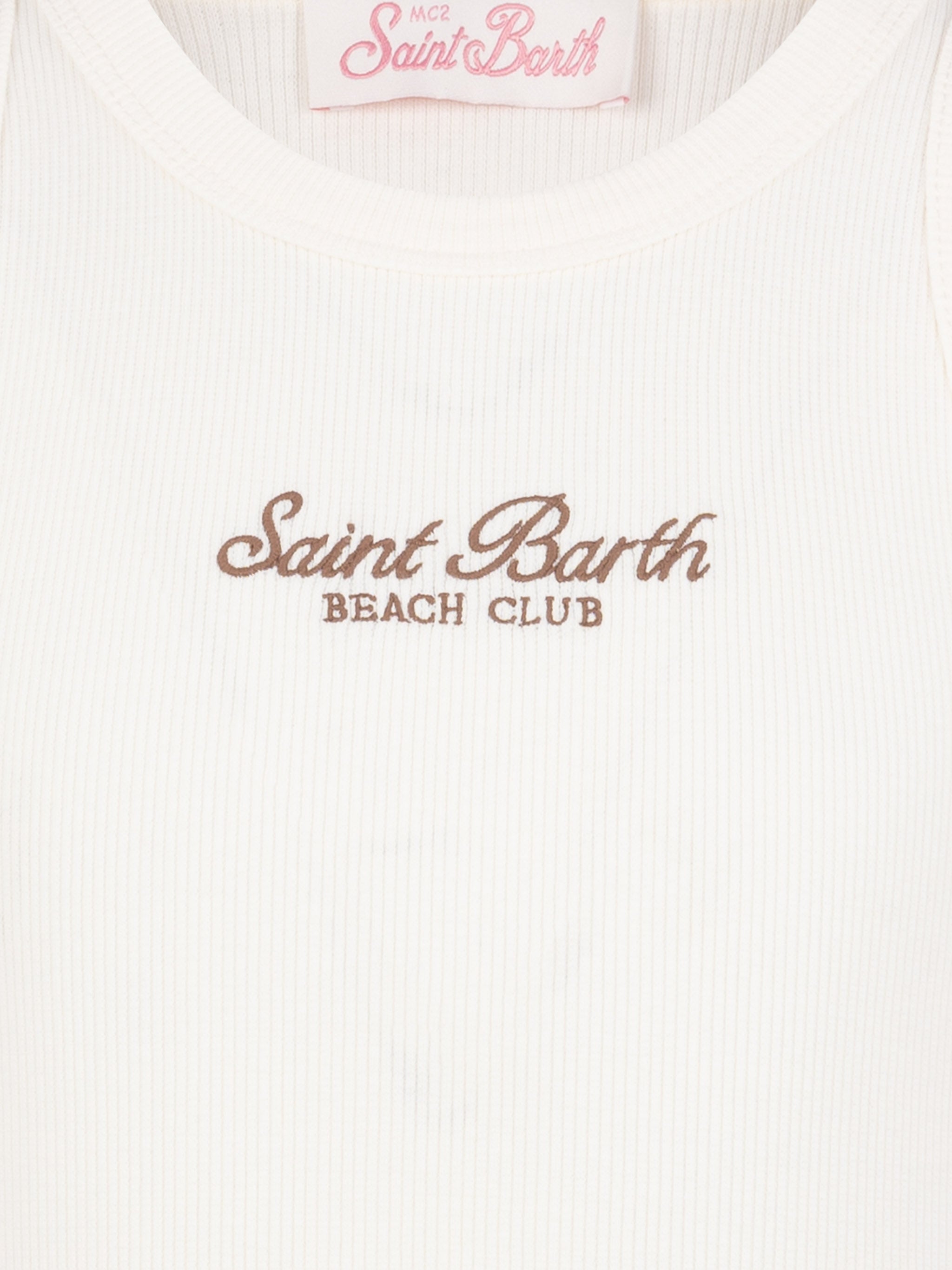 mc2-saint-barth-blue-jr-top-corto-a-coste-bianco-panna-con-ricamo image 3